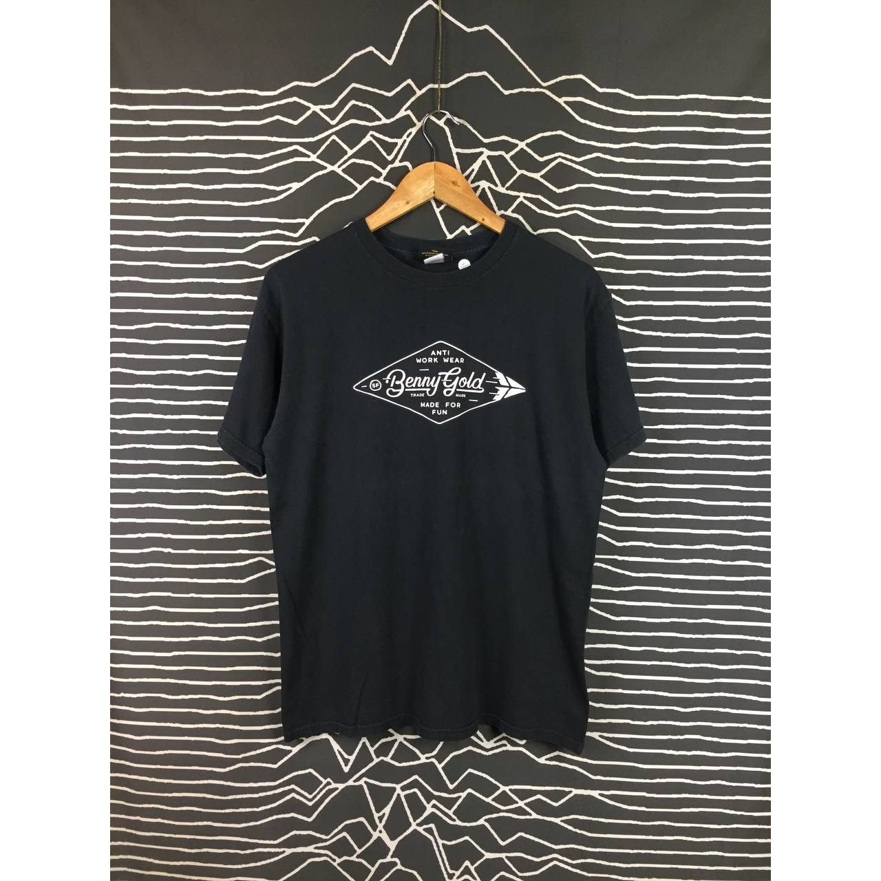 Benny Gold × Vintage Benny Gold Anti Work Wear Made For Fun Streetwear Tee Size US M / EU 48-50 / 2 - 2 Thumbnail