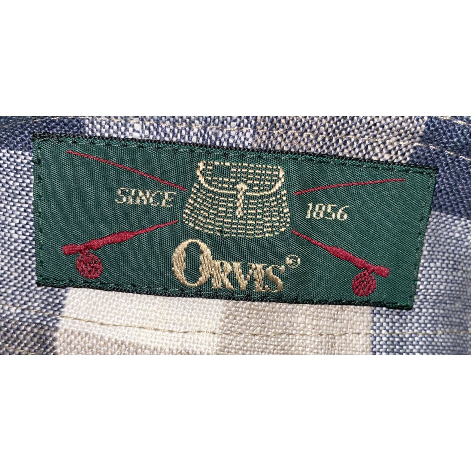 Orvis Orvis Womens Plaid Linen Button-Up Shirt Long Sleeve Size 16 Multicolor Size XXL / US 16-18 / IT 52-54 - 6 Thumbnail
