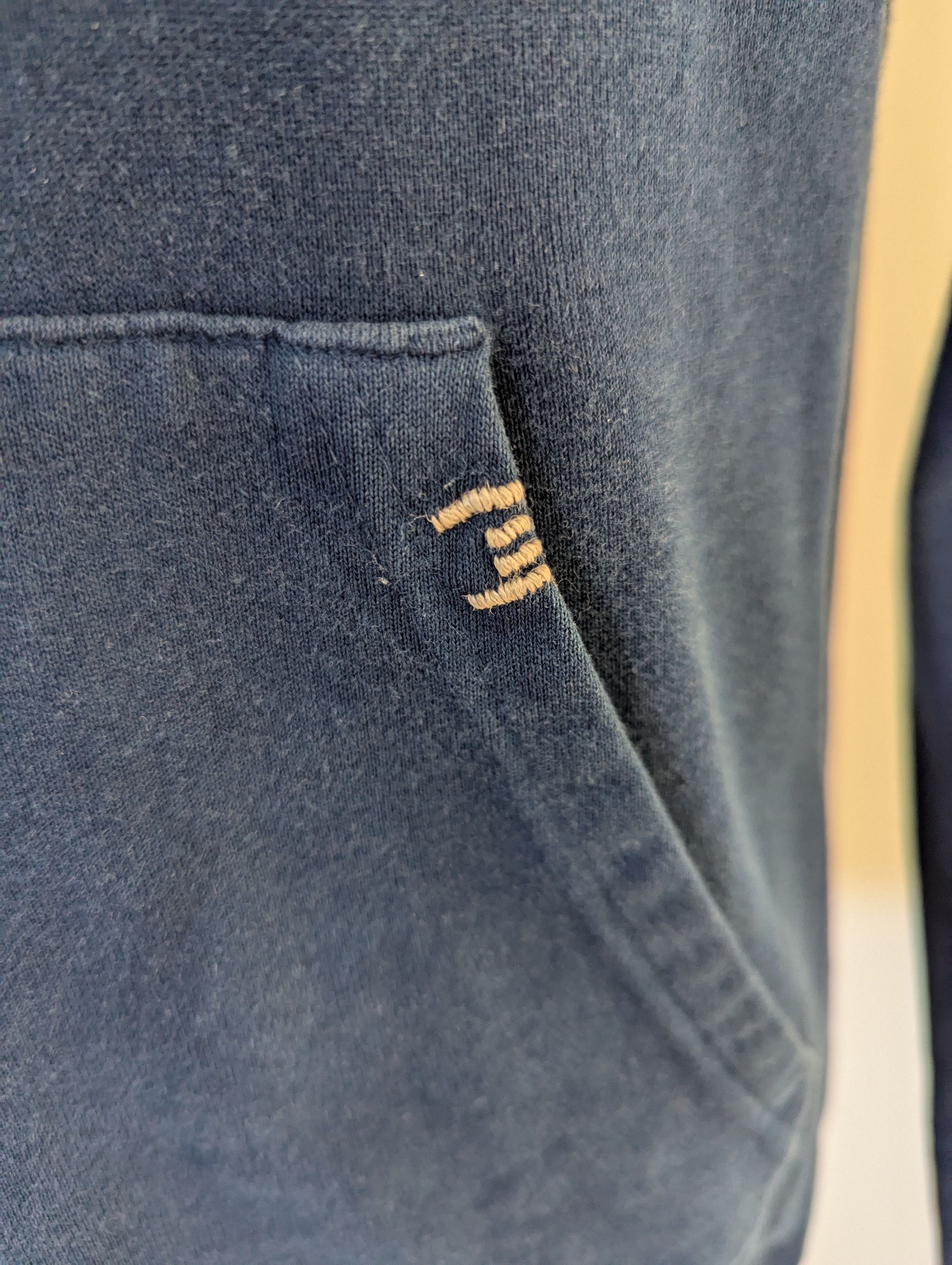 Visvim Visvim SS12 Indigo Hoodie P.O. (Giza) Size US M / EU 48-50 / 2 - 6 Thumbnail