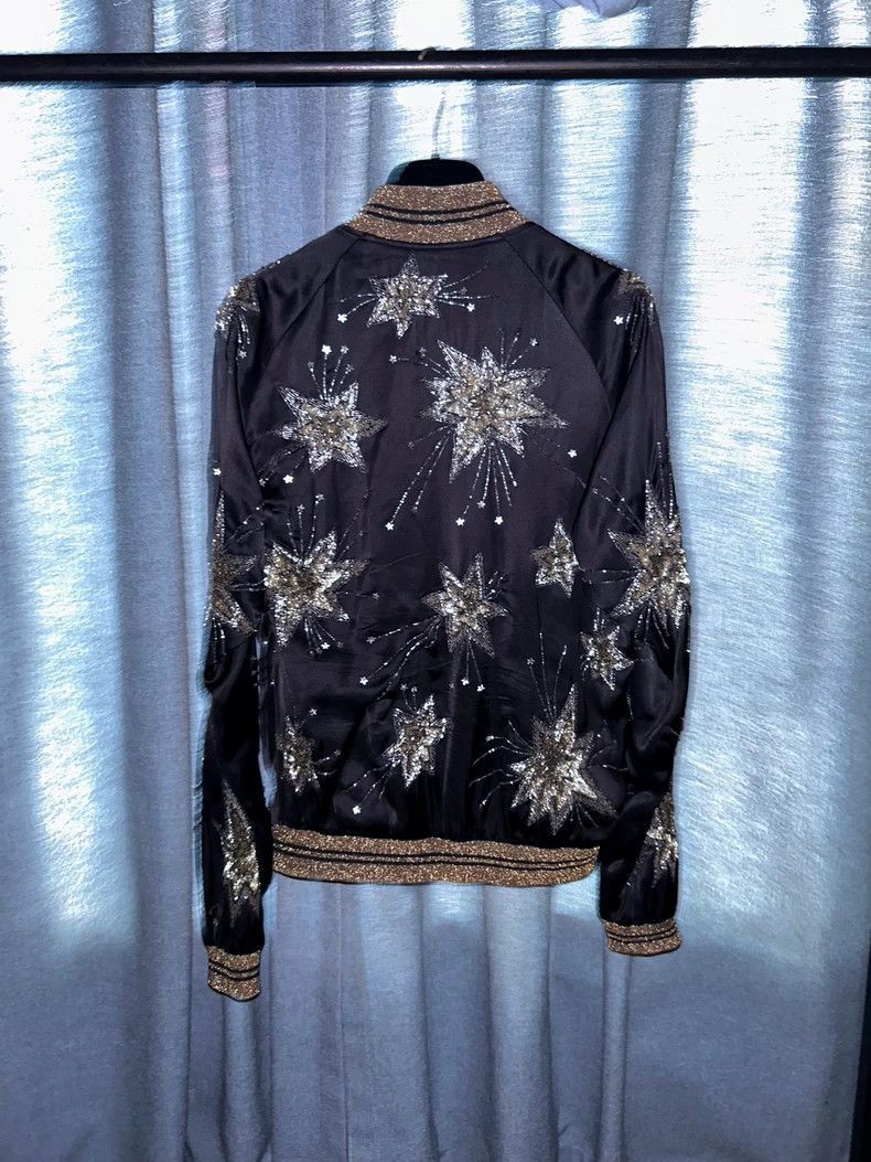 Saint Laurent Paris Saint Laurent Paris Saint Laurent Black Starry Jacket by H Size US L / EU 52-54 / 3 - 2 Thumbnail