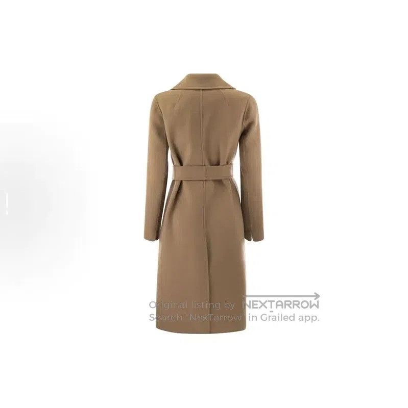 Max Mara MaxMara Long Camel Wool Coat for Women . Size XXS / US 00 / IT 34 - 2 Thumbnail