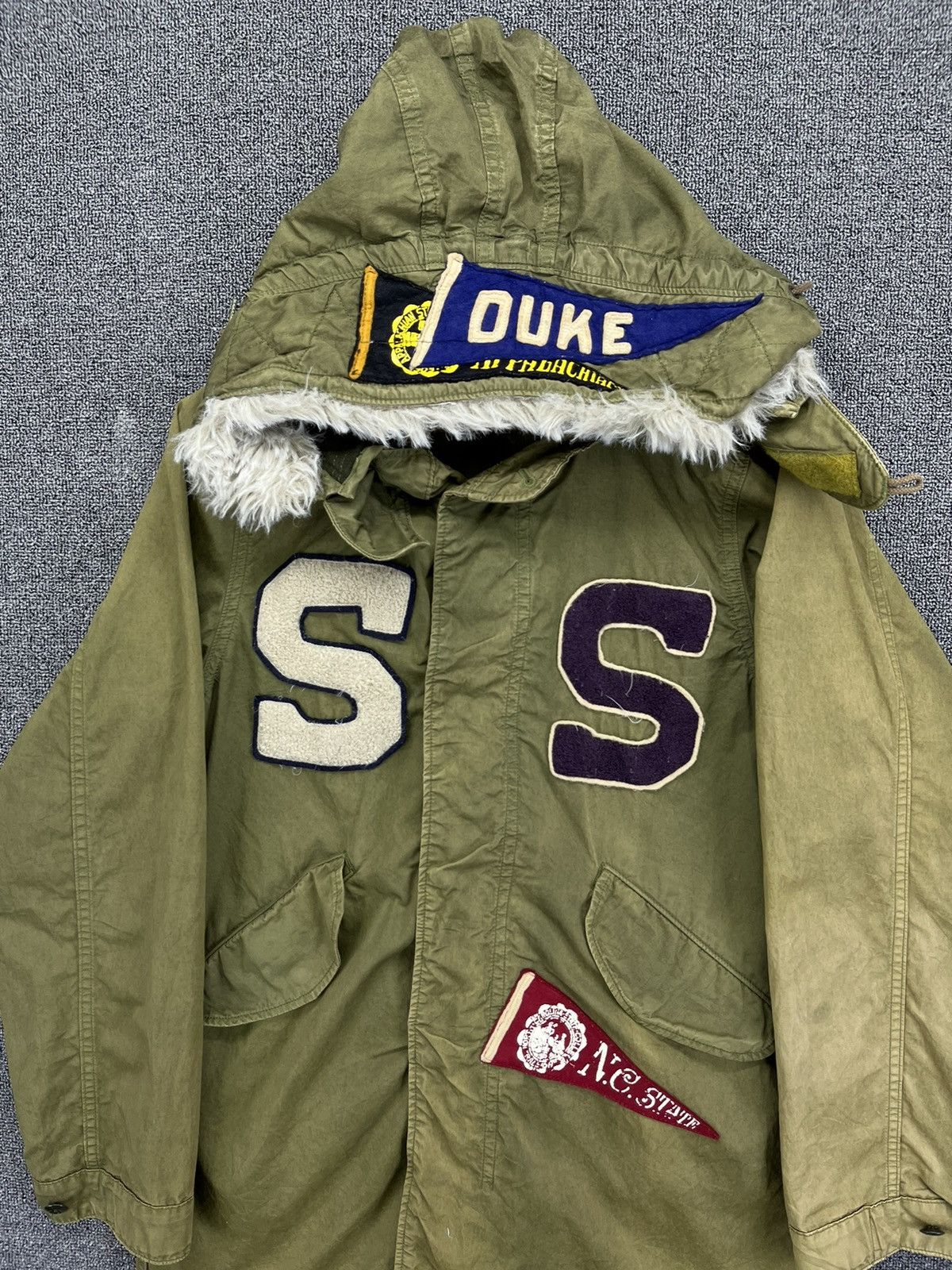 Other Denim & Dungaree Hooded Military Parkas Jacket Size US S / EU 44-46 / 1 - 6 Thumbnail