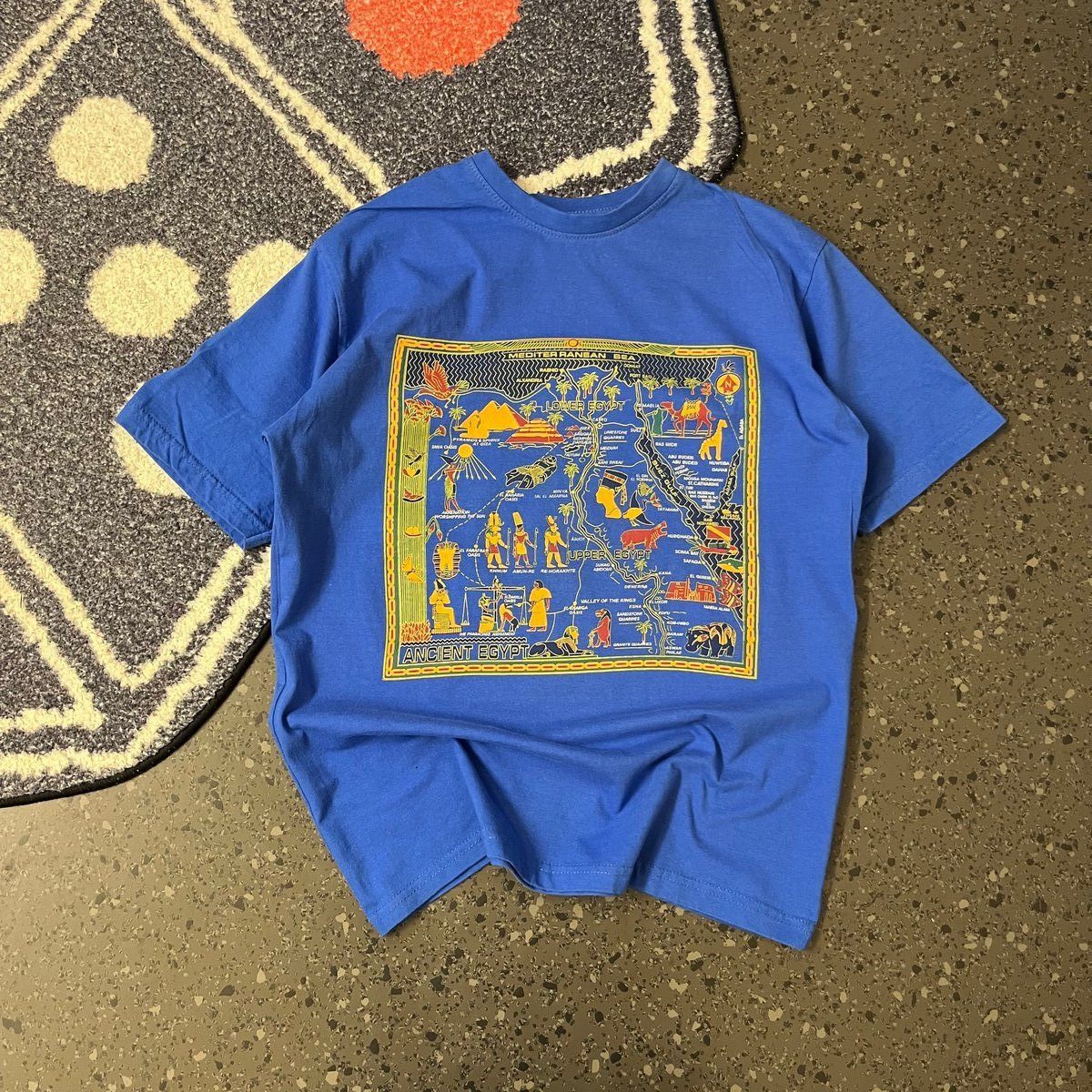 Gildan Vintage Siam Thailand Map Blue T-Shirt Size S Size US S / EU 44-46 / 1 - 2 Thumbnail