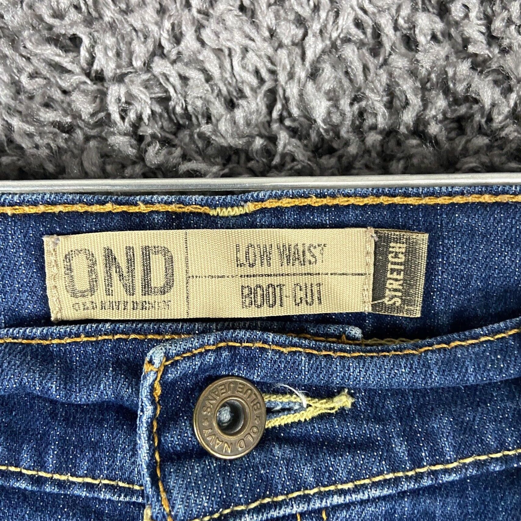 Old Navy OND Old Navy Denim Low Waist Bootcut Stretch Blue Jeans Women’s 12 Short Size 34" / US 12 / IT 48 - 5 Thumbnail