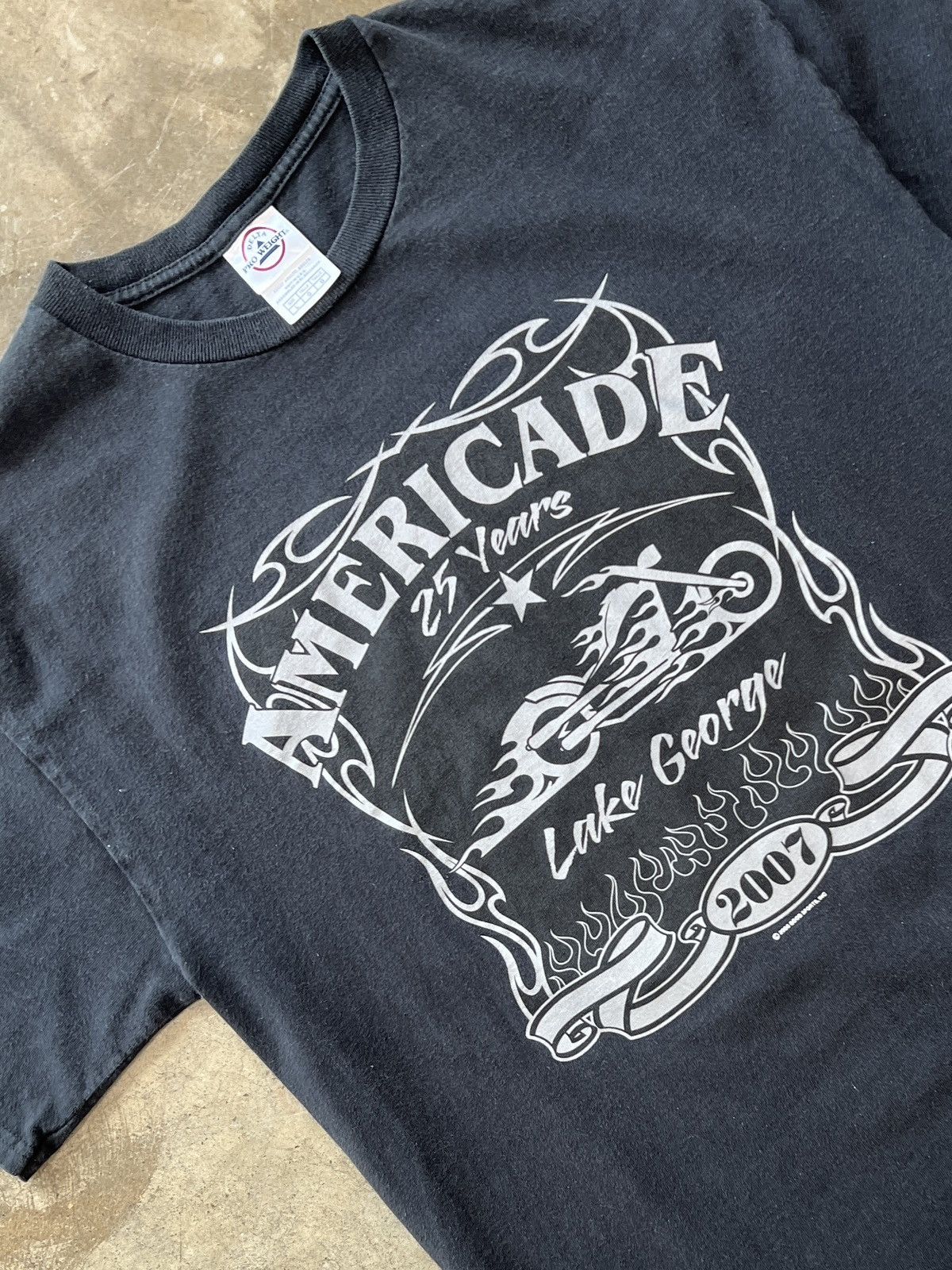 Harley Davidson × Vintage Vintage 2007 Y2K Americade Lake George Motorcycle Tee Large Size US L / EU 52-54 / 3 - 1 Thumbnail