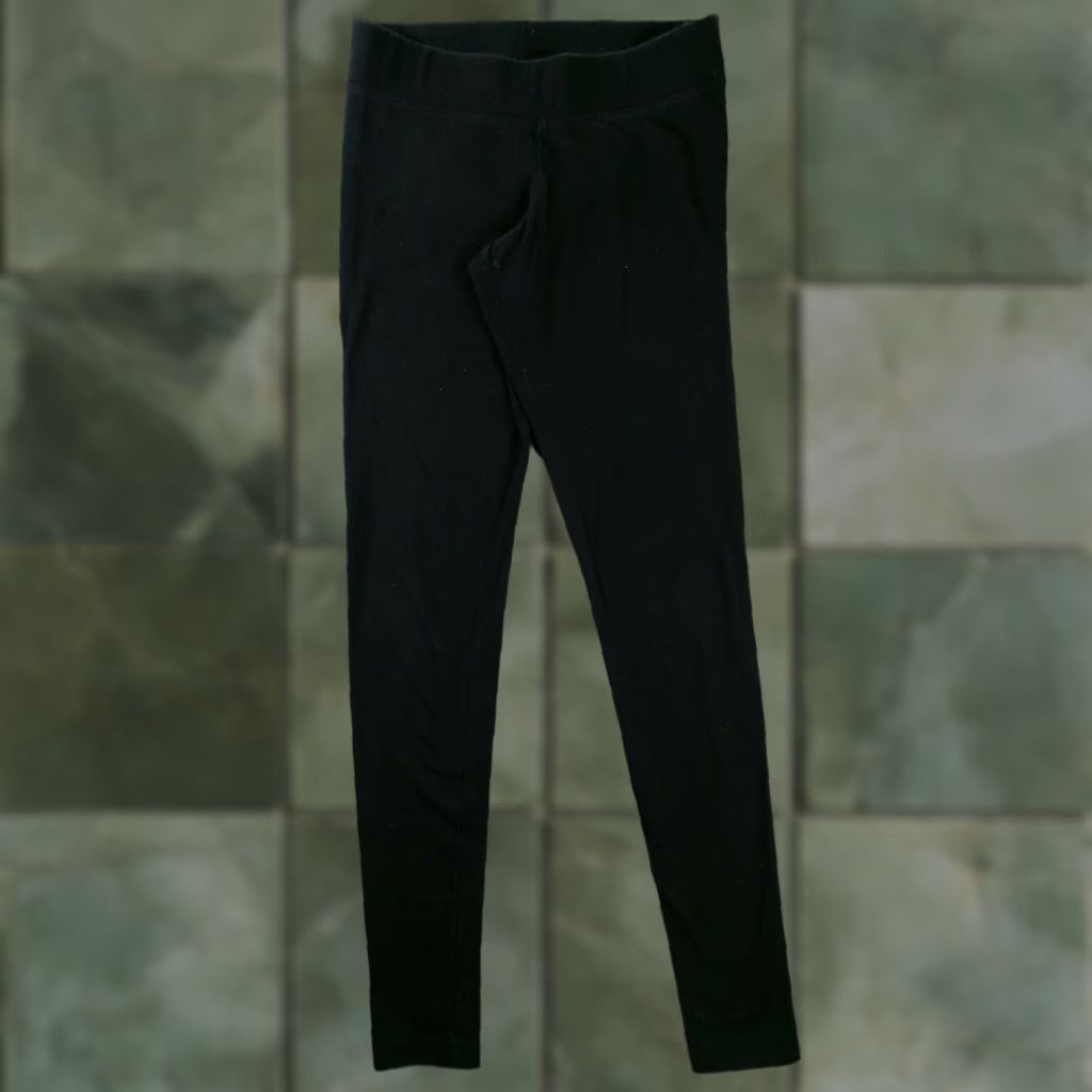 Aeropostale AeroPostale Leggings Womens S Fleece Lined Stretch Black Skinny Pull On Cozy Size 28" / US 6 / IT 42 - 1 Thumbnail
