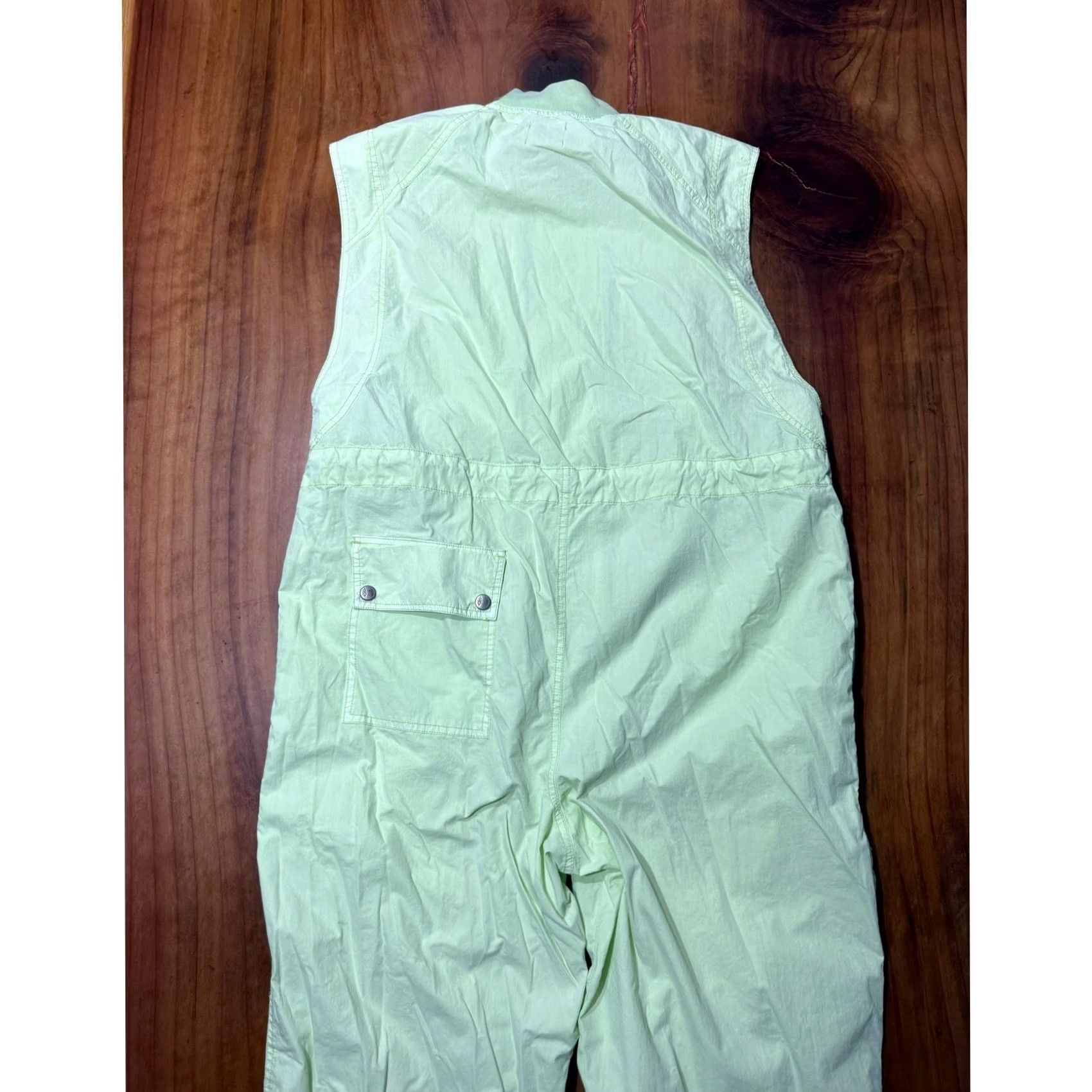 Free People Free People Movement Ascend Jumpsuit Small Cotton Zip Neon Pockets G3-11 Size 28" / US 6 / IT 42 - 6 Thumbnail