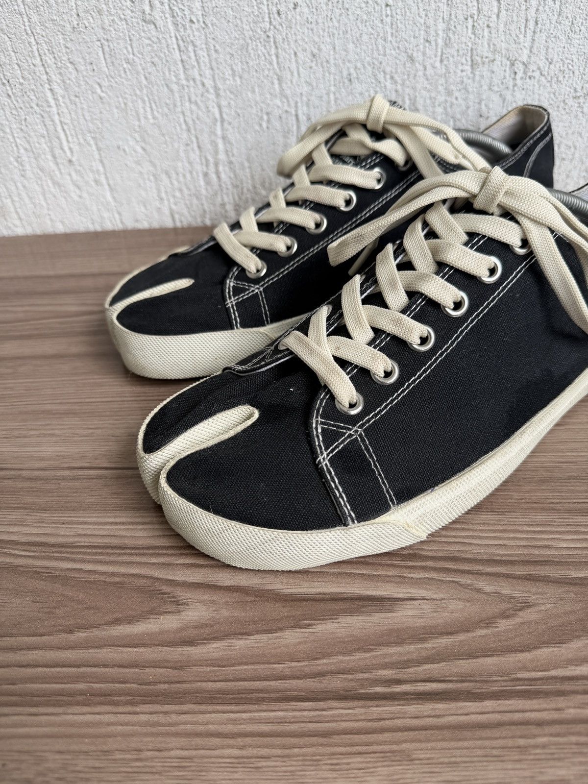 Maison Margiela Tabi canvas sneakers Size US 10.5 / EU 43-44 - 4 Thumbnail