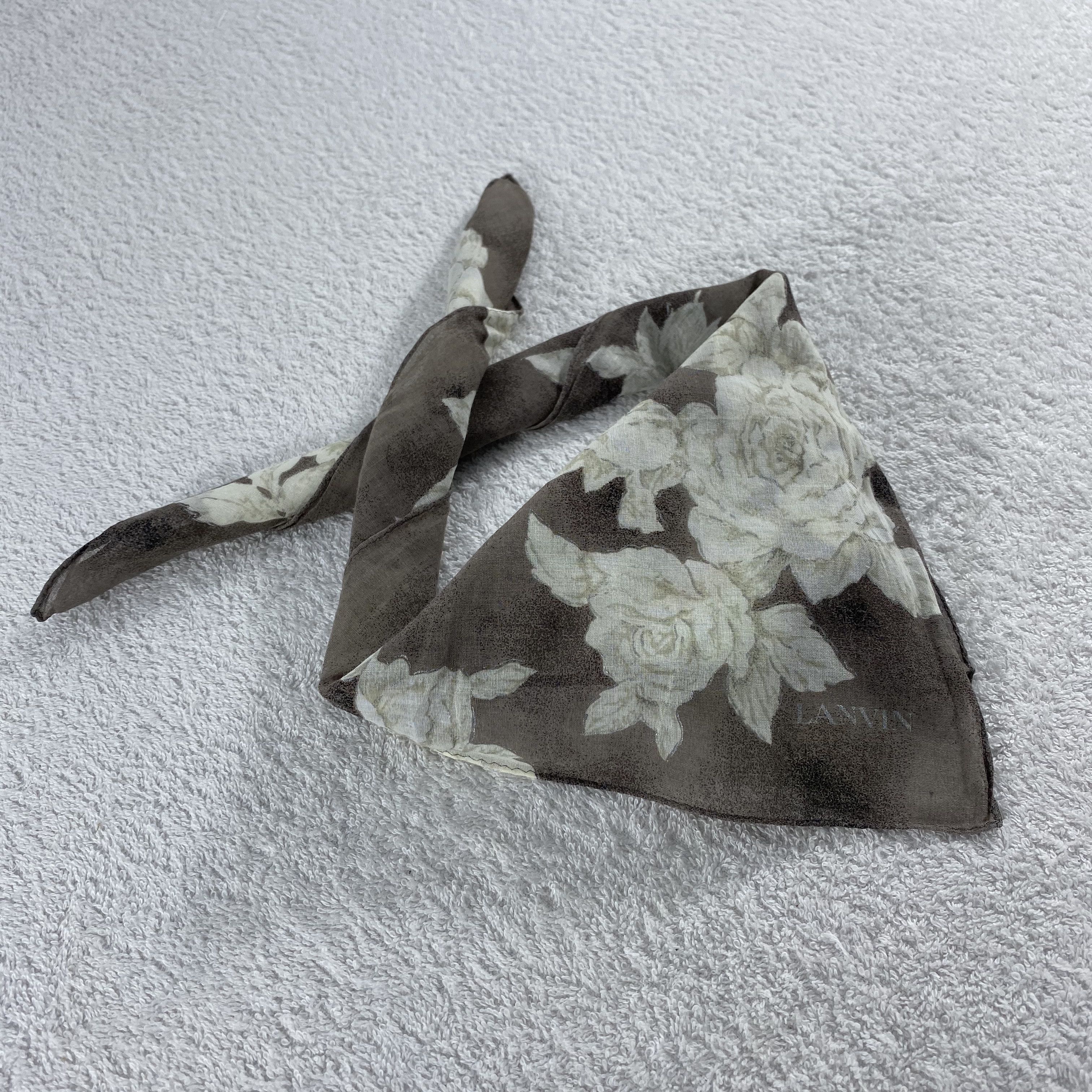 Lanvin × Vintage Lanvin Neckerchief / Bandana / Handkerchief Size ONE SIZE - 2 Thumbnail