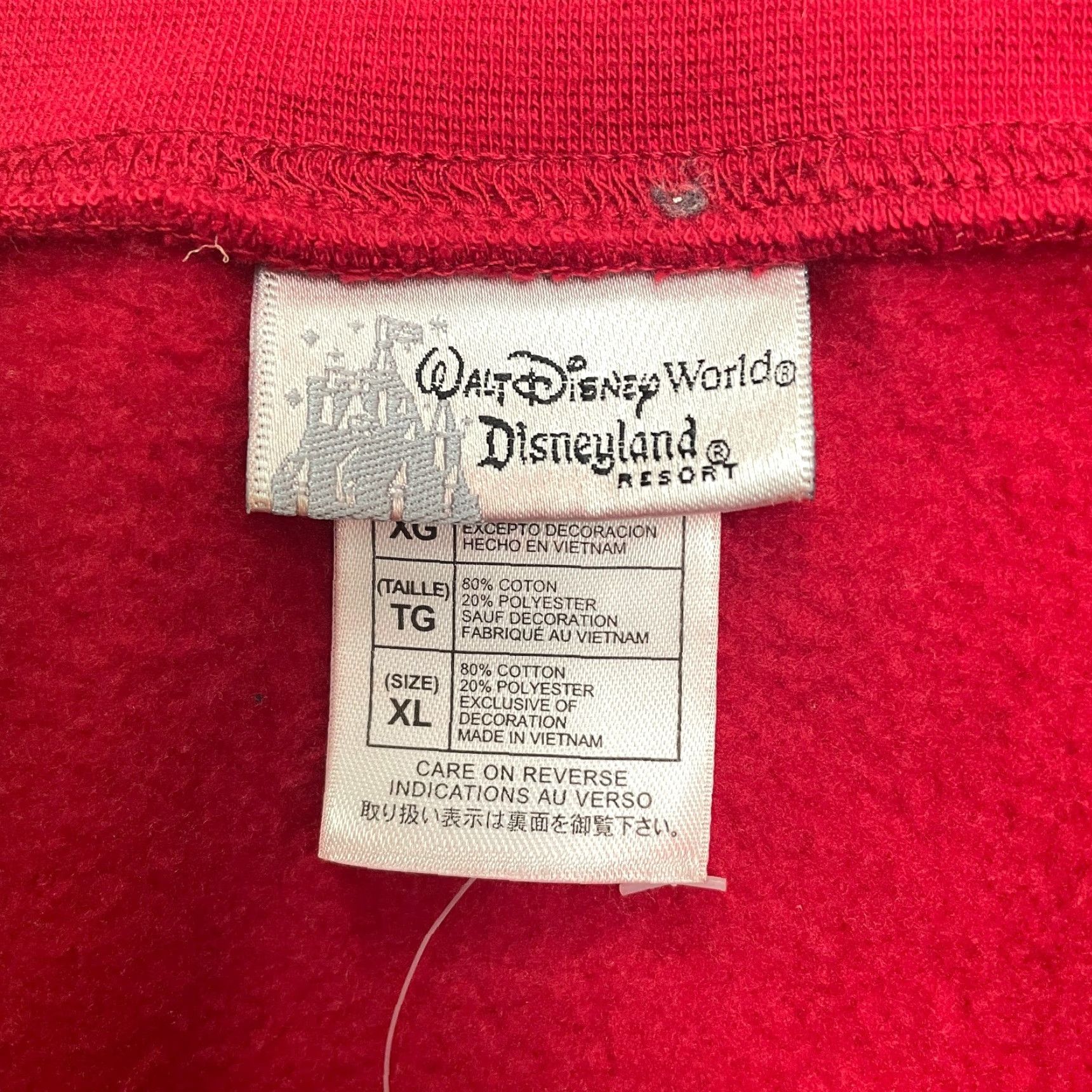Disney VINTAGE Disney Backpack Mickey Mouse Red Graphic Fleece - Disney - Bag - Floral? Size XL / US 12-14 / IT 48-50 - 6 Thumbnail