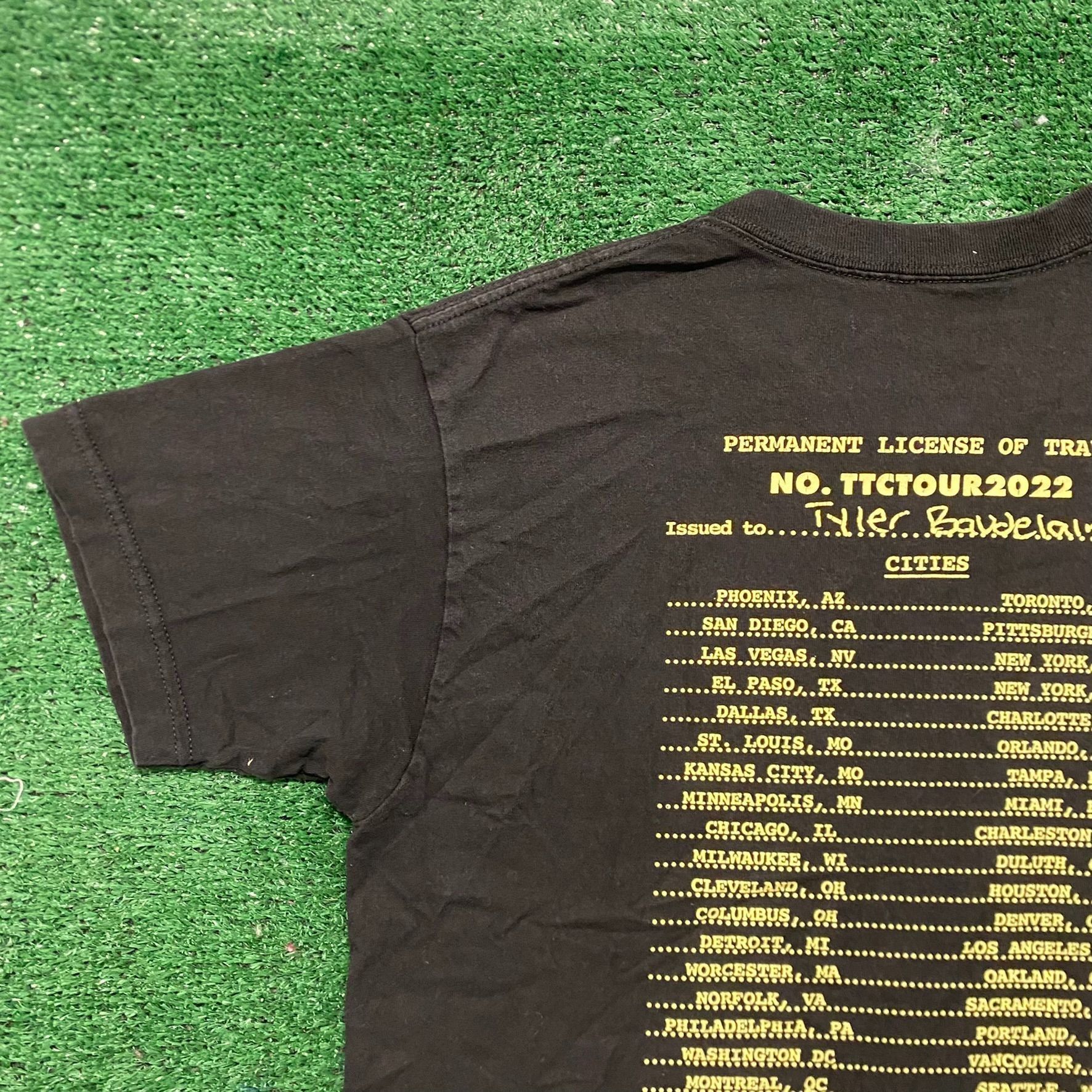 Golf Wang Call Me If You Get Lost OFWGKTA Golf Wang Black Tour T-Shirt Size US M / EU 48-50 / 2 - 6 Thumbnail