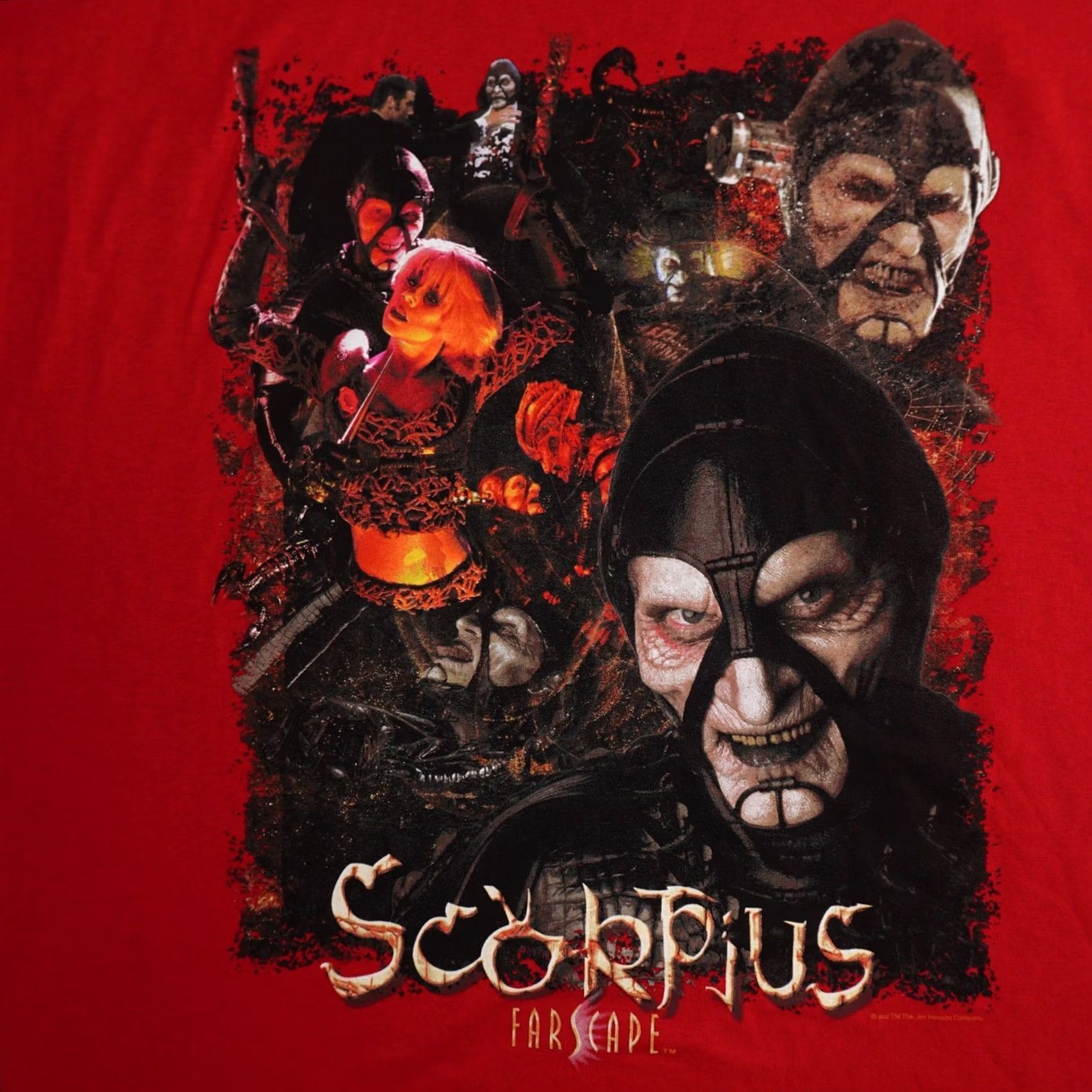 Vintage VINTAGE 90s Farscape SCORPIUS TV Series Shirt Red Mens XL Size US XL / EU 56 / 4 - 2 Thumbnail