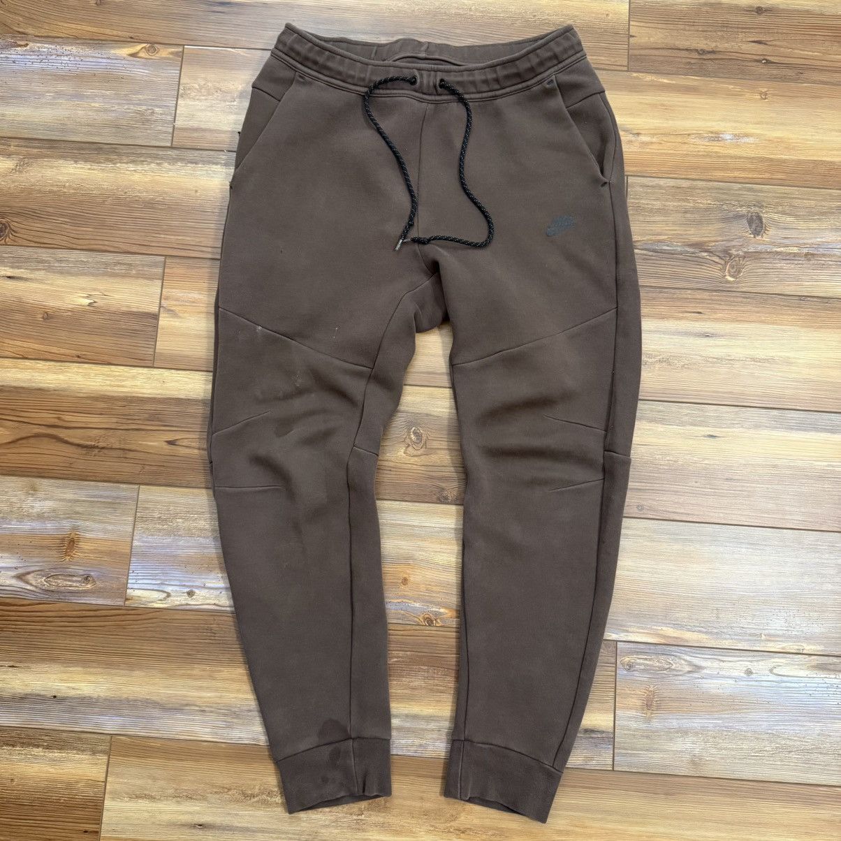 Nike Brown Nike Tech Fleece Sweatpants Joggers Size US 32 / EU 48 - 1 Thumbnail