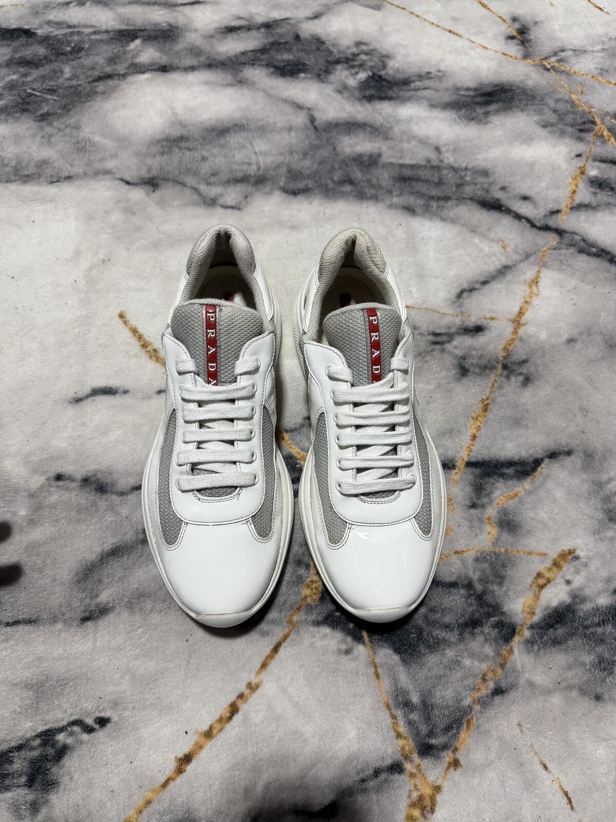Prada Prada Americas Cup Triple White - Sz8US Size US 8 / EU 41 - 2 Thumbnail