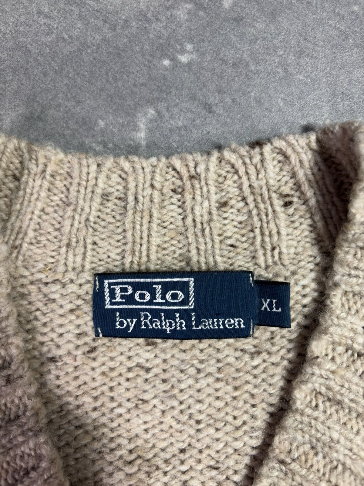 Polo Ralph Lauren Polo Ralph Lauren Wool Alpaca Oatmeal Elbow Patches Knit XL Size US XL / EU 56 / 4 - 11 Thumbnail