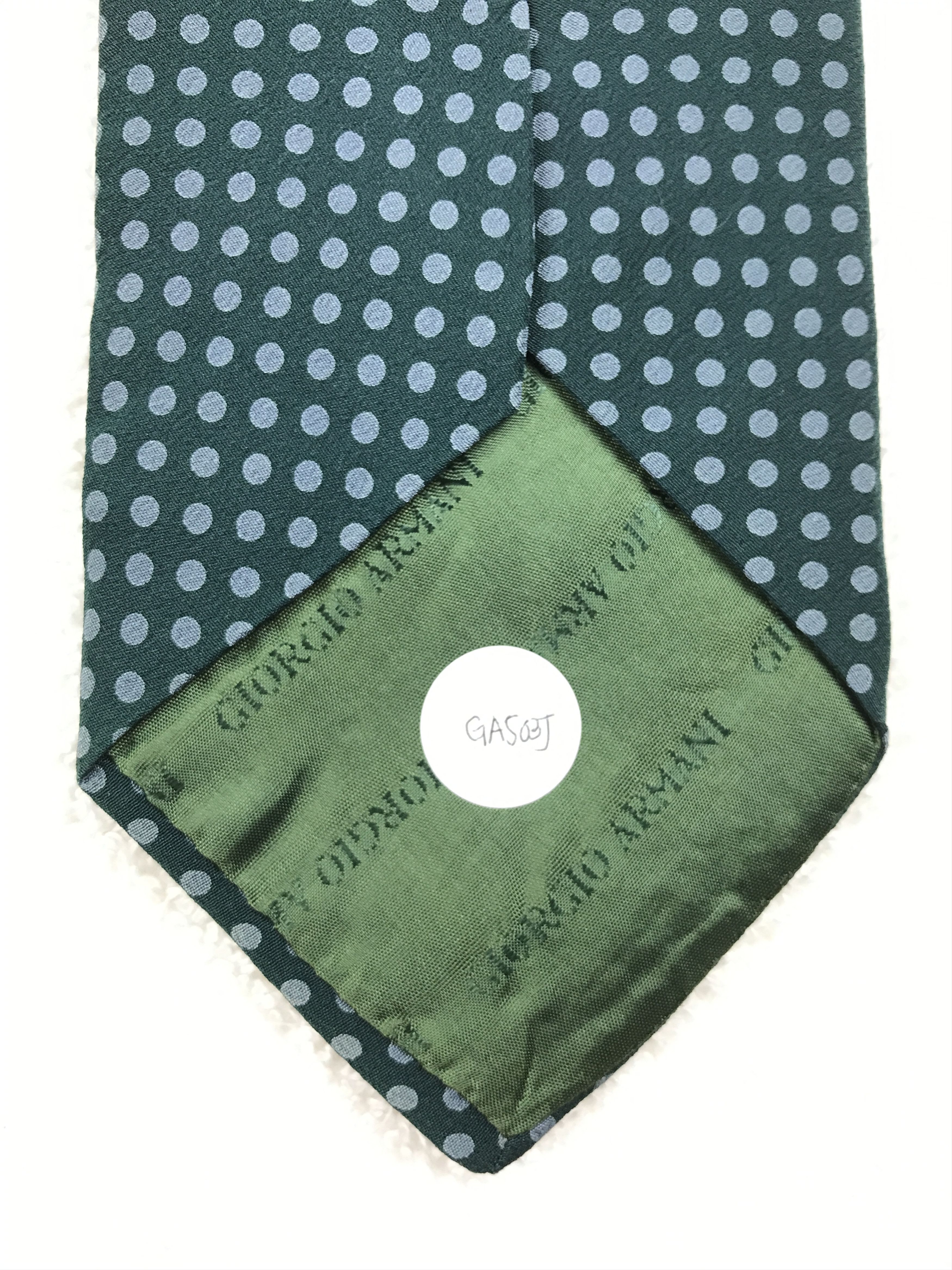 Giorgio Armani × Vintage Vintage Giorgio Armani Silk Necktie Size ONE SIZE - 9 Thumbnail