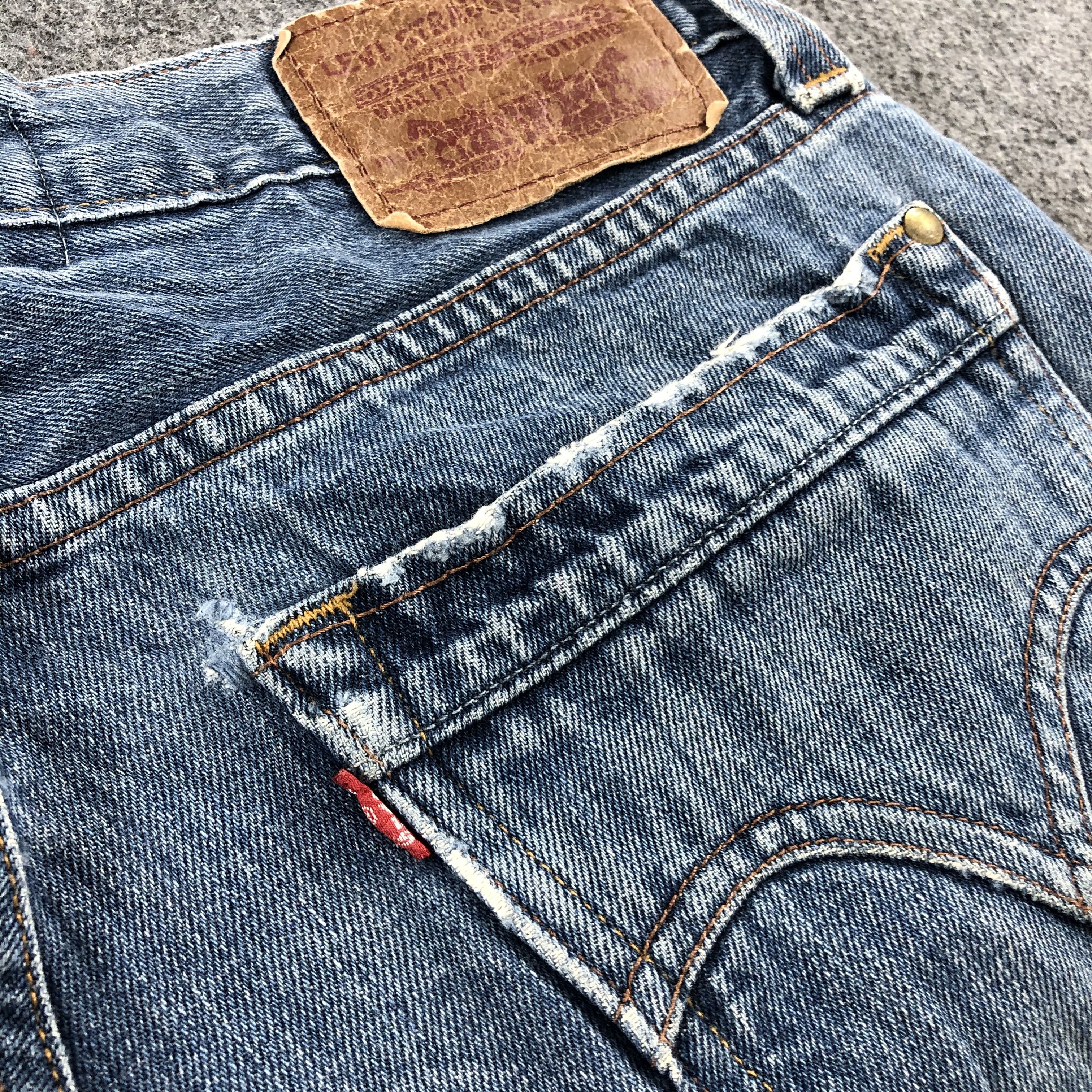 Levi's 90s Vintage Blue Wash Levis 527 Jeans-J2409 Size US 34 / EU 50 - 9 Thumbnail