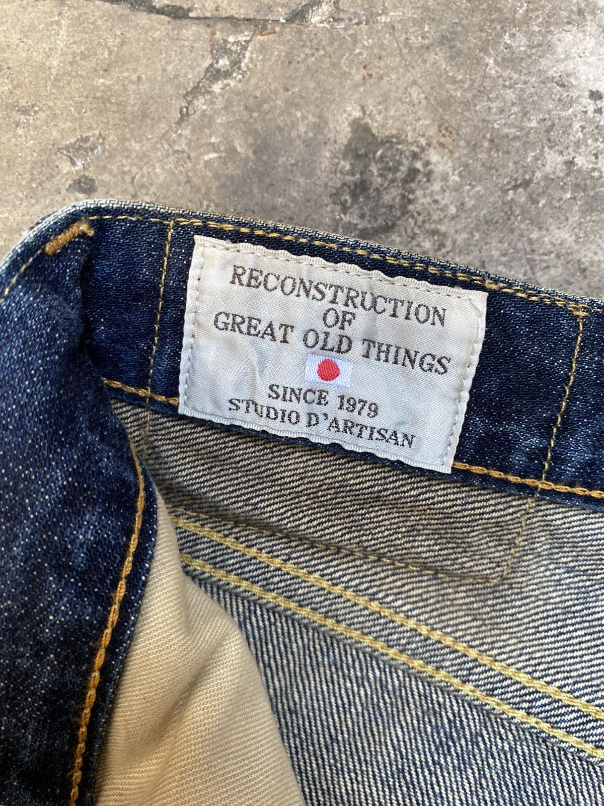 Studio D'Artisan Distressed Studio D’Artisan Straight Japan Denim Pants Size US 31 - 5 Thumbnail