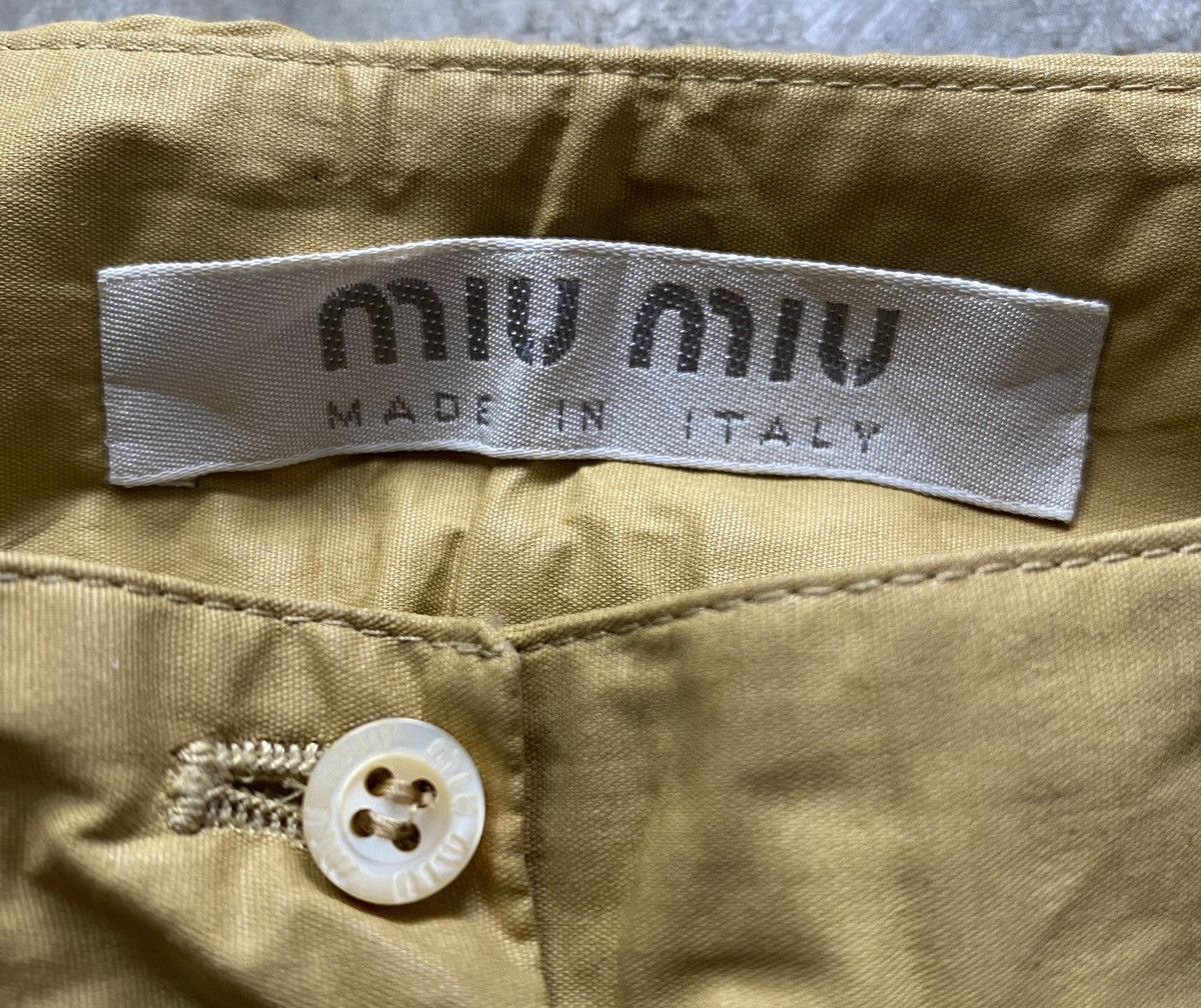 Miu Miu Miu Miu SS99 Belted Chino Shorts Size US 28 / EU 44 - 8 Thumbnail