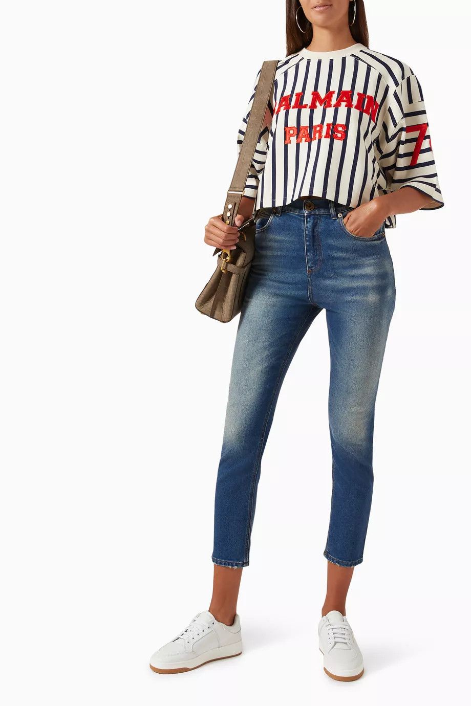 Balmain o1y0625 Denim Pant in Blue Size 28" / US 6 / IT 42 - 2 Thumbnail