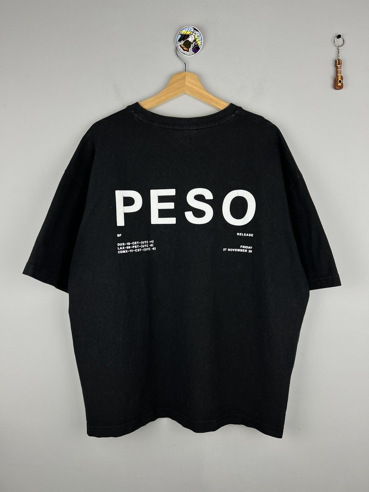 Peso Clothing Oversized T Shirt Back logo
