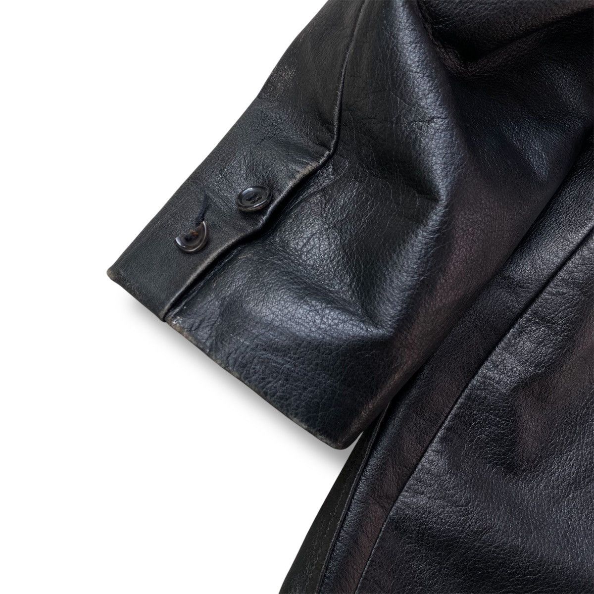 Comme des Garcons Vintage Comme des Garcons Tricot Leather Jacket. #F5 Size US L / EU 52-54 / 3 - 7 Thumbnail