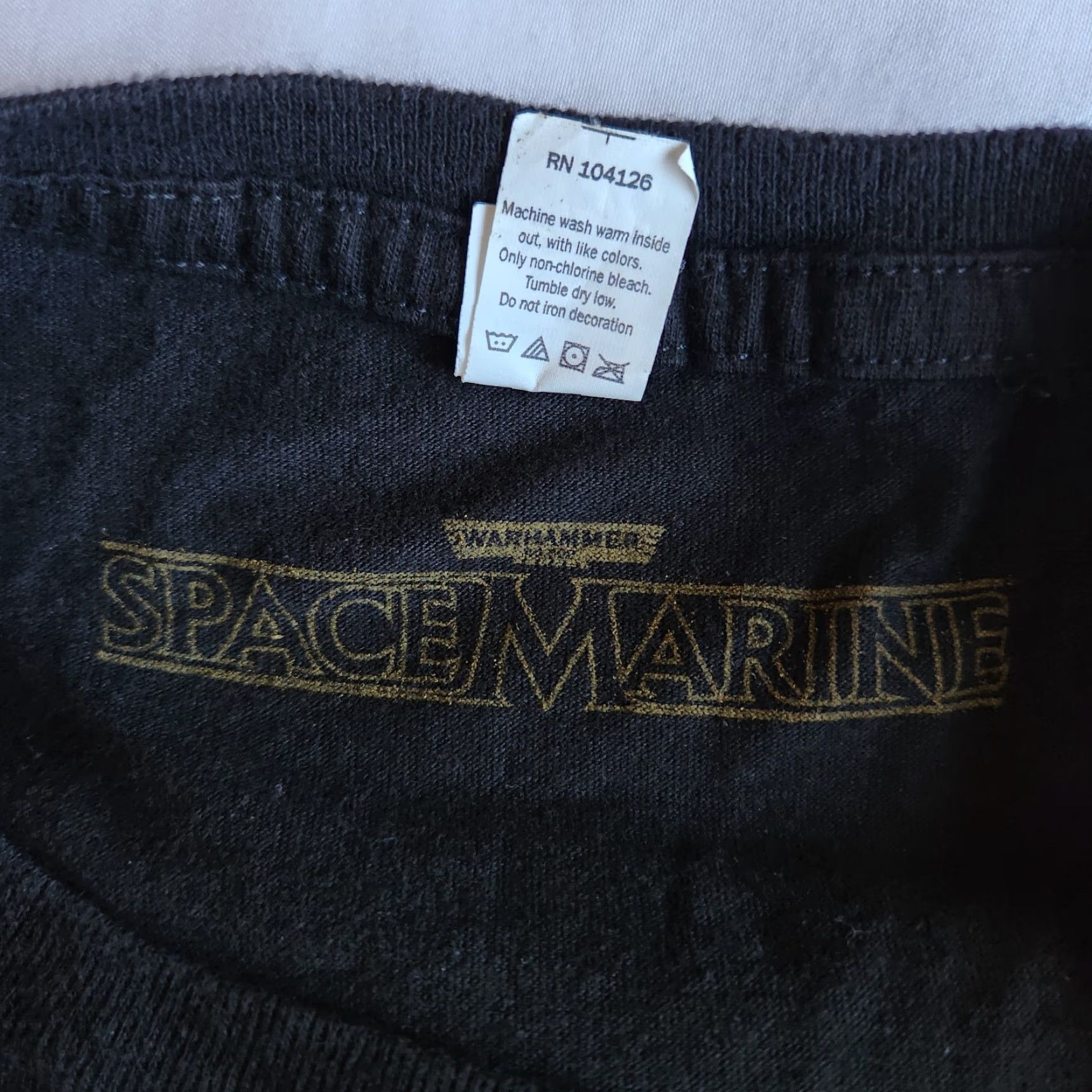 Tultex Warhammer 40,000: Space Marine 2011 Video Game Promo Merch Black Med T-Shirt Tee Mens Size US M / EU 48-50 / 2 - 3 Thumbnail