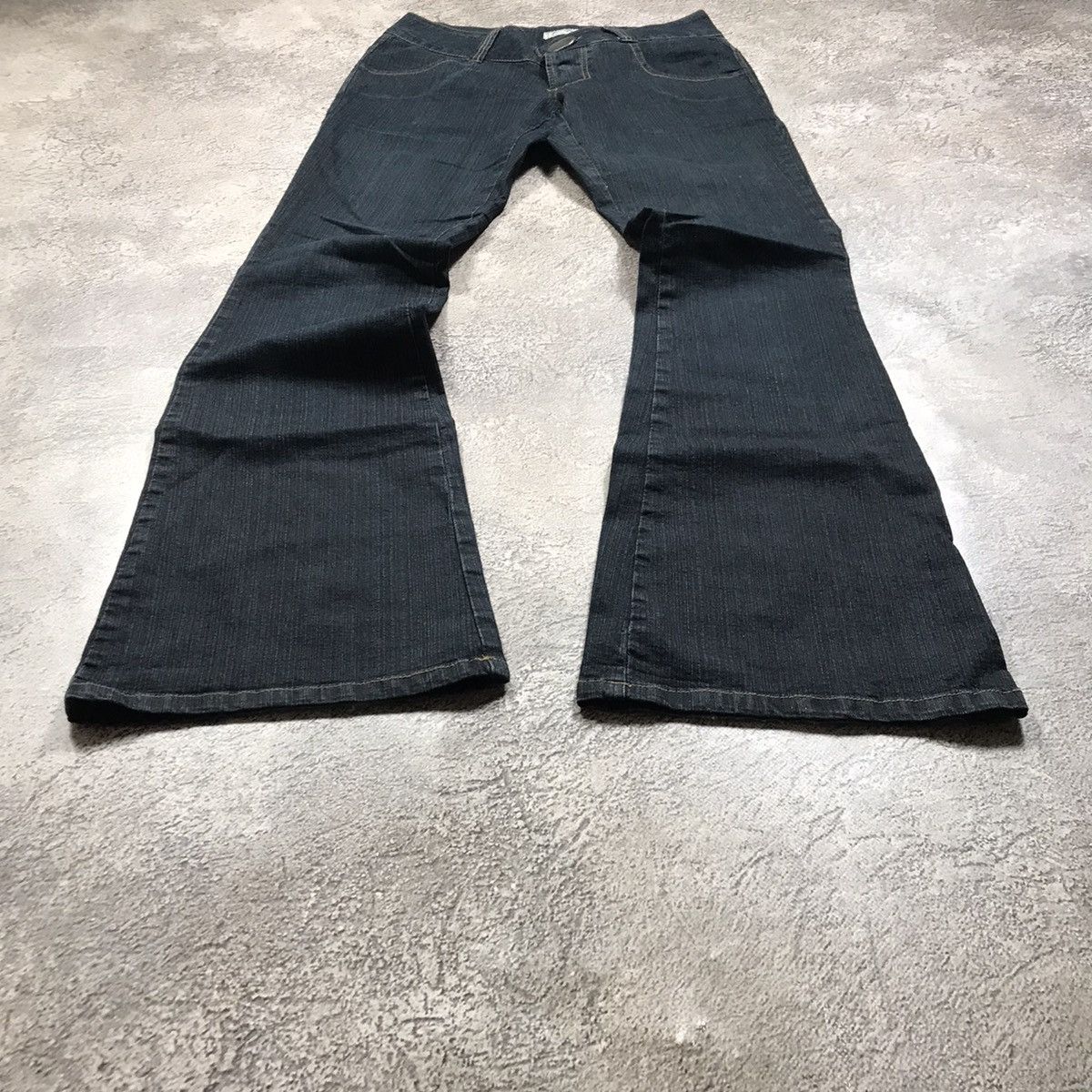 Vintage Vintage 90s Baggy Wide Leg Distressed Jeans Grunge Y2K 27 Size 27" / US 4 / IT 40 - 1 Thumbnail