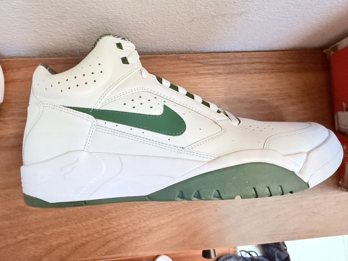 Nike Nike Air Flight Lite Mid Gorge Green White 11.5 DJ2518-103 Size US 11.5 / EU 44-45 - 6 Thumbnail