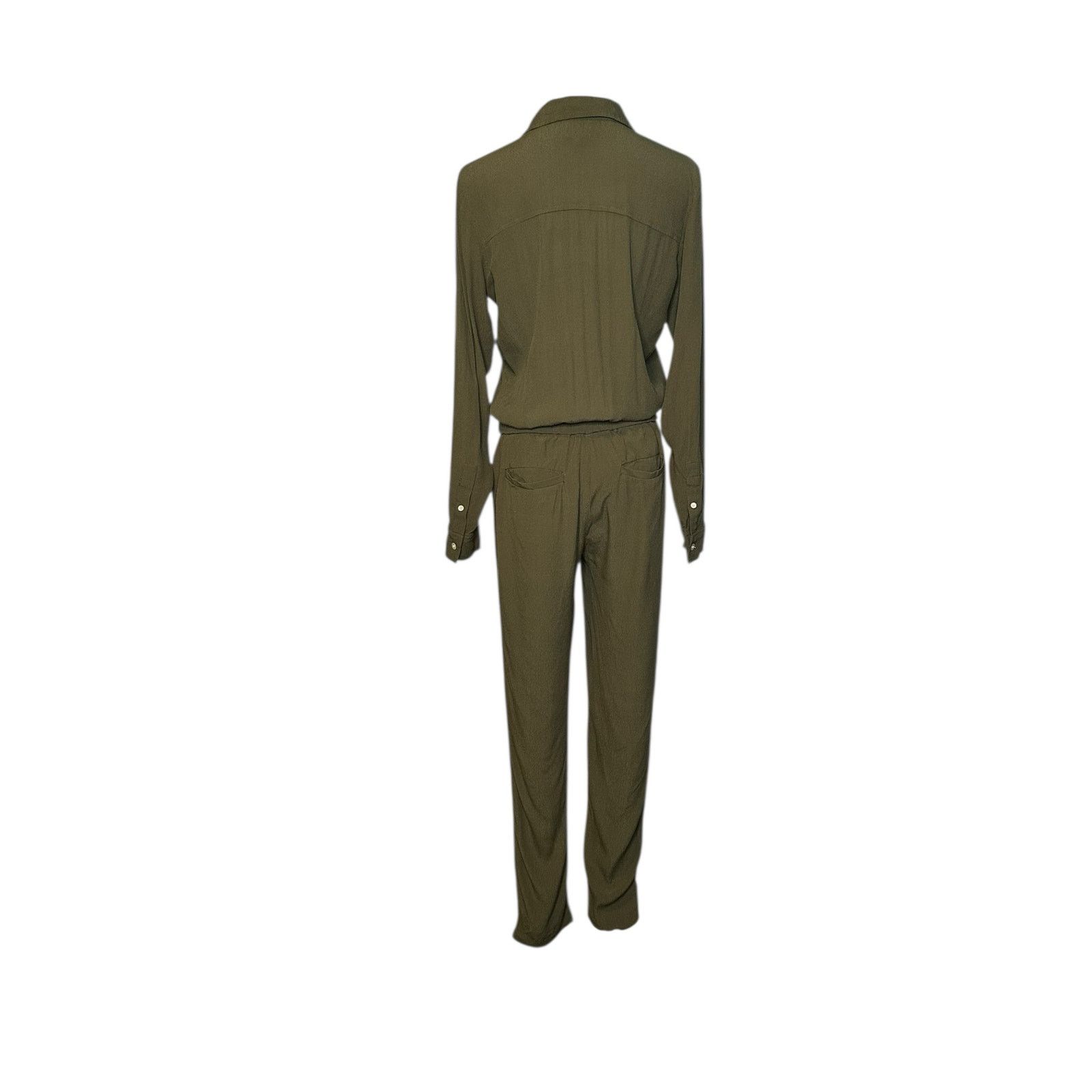 Madewell dark green long sleeves jumpsuit size XS