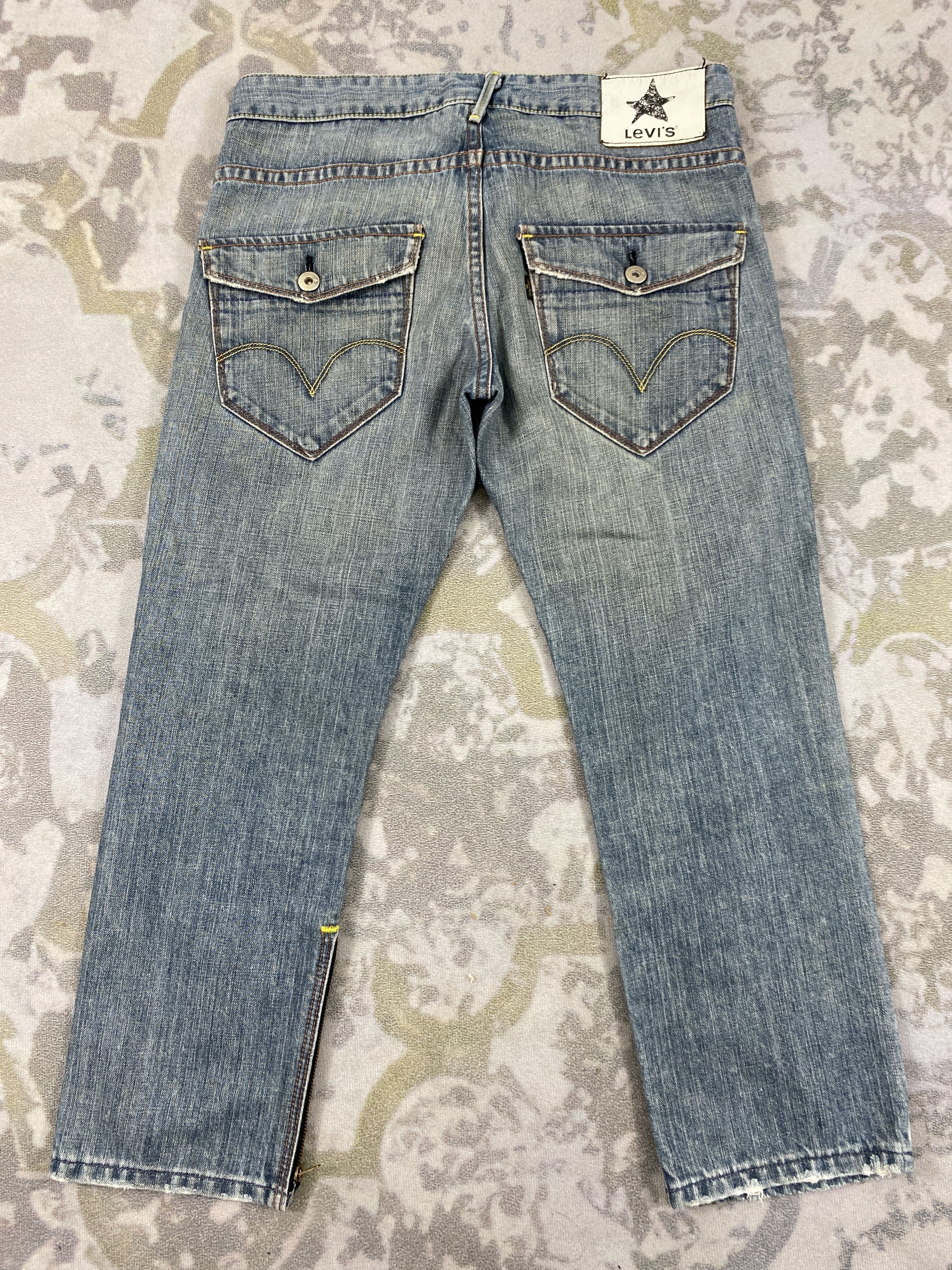 Levi's Vintage 3 Quarter Levi's Jeans 32x24 Denim- JN3773 Size US 32 / EU 48 - 2 Thumbnail