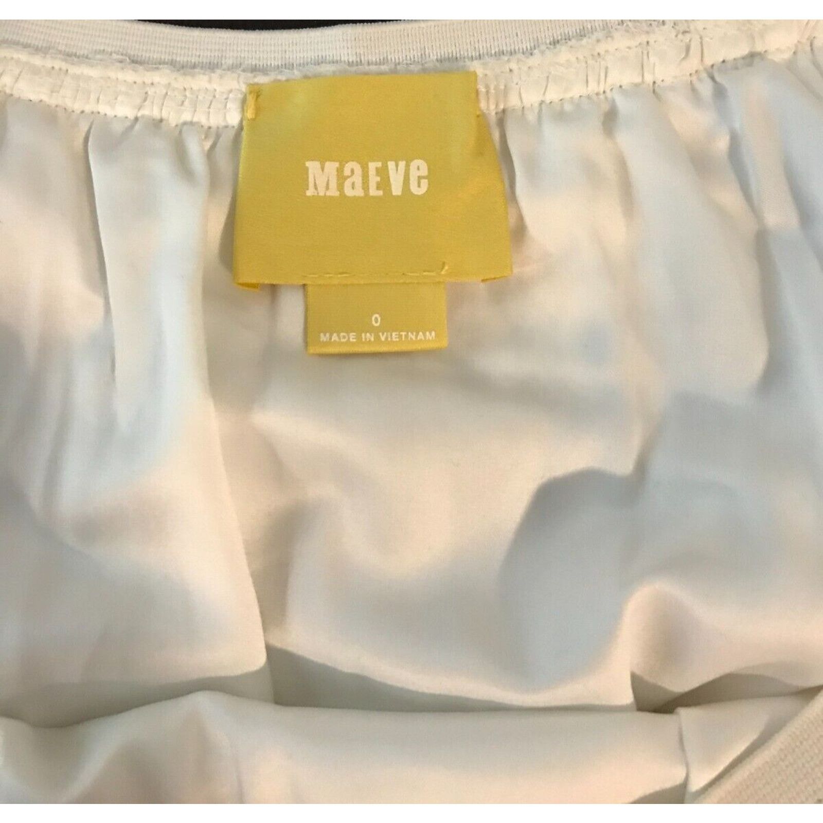 Anthropologie Anthropologie Maeve Lace White Overlay Skirt with Pockets Size 25" / US 0 / IT 36 - 6 Thumbnail