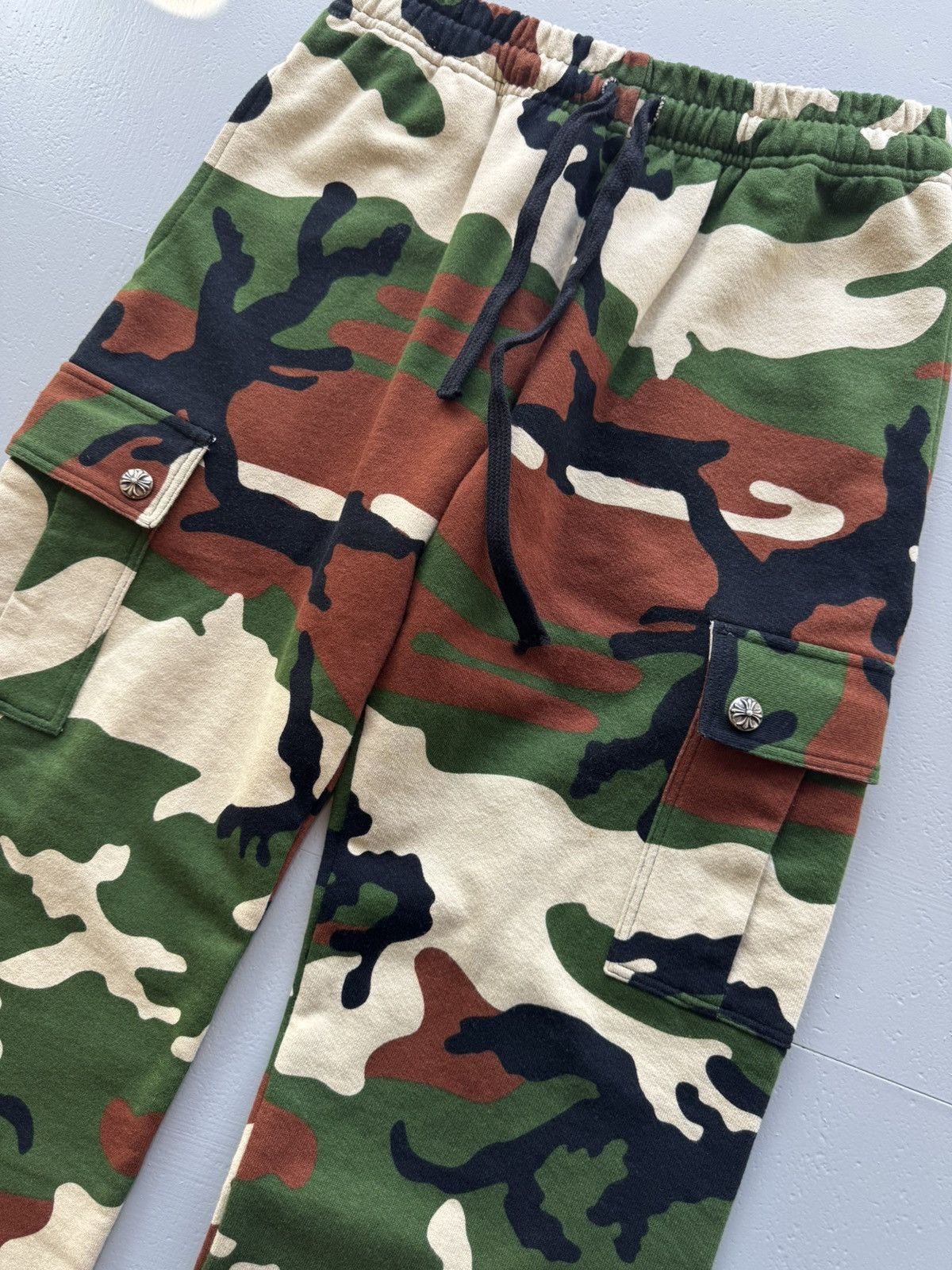 Chrome Hearts Chrome Hearts Matty Boy Caution Cargo Camo Sweatpants Size US 32 / EU 48 - 4 Thumbnail