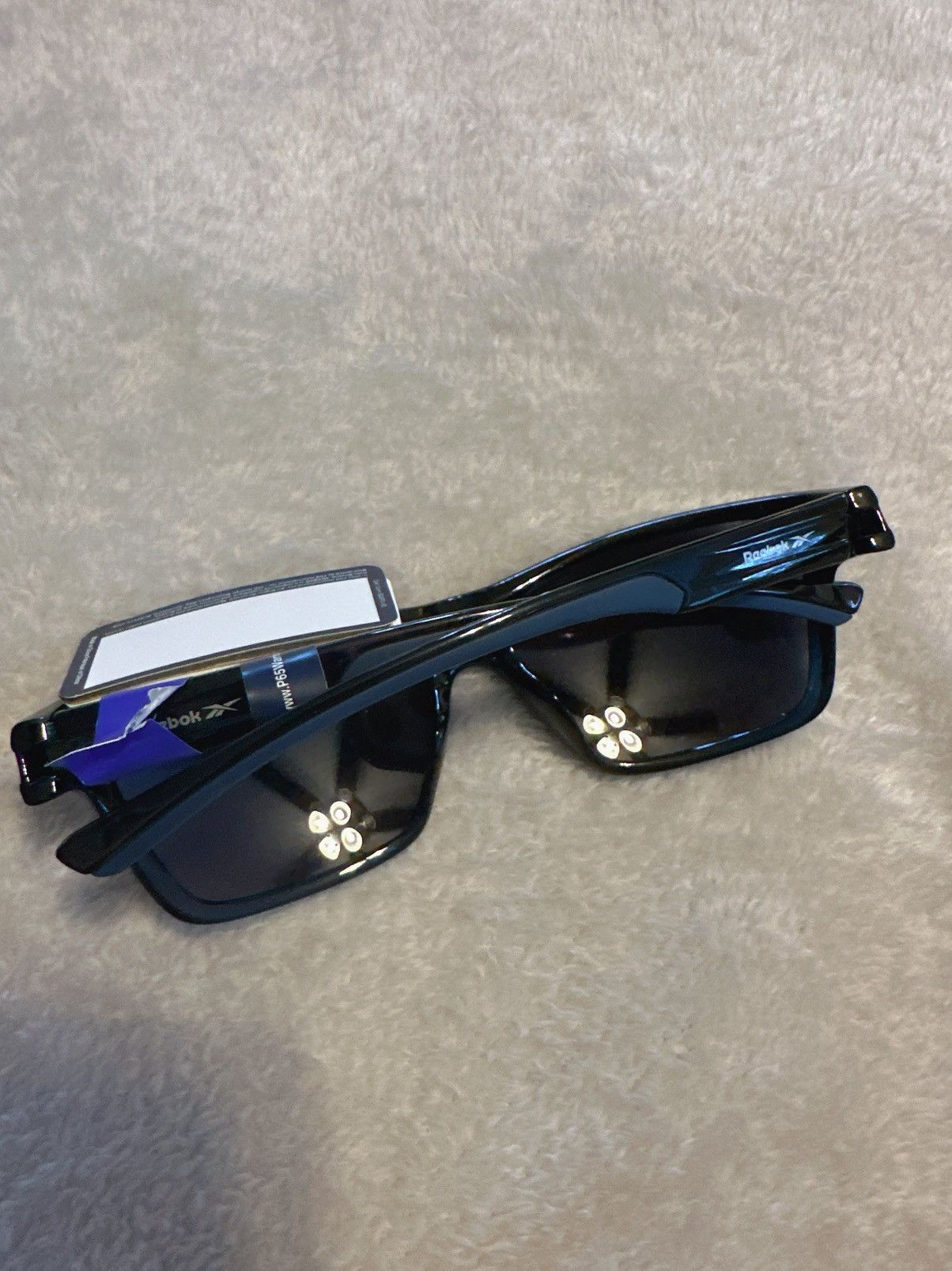 Reebok Reebok sunglasses Silicone black frame grey blue reflective Size ONE SIZE - 3 Thumbnail