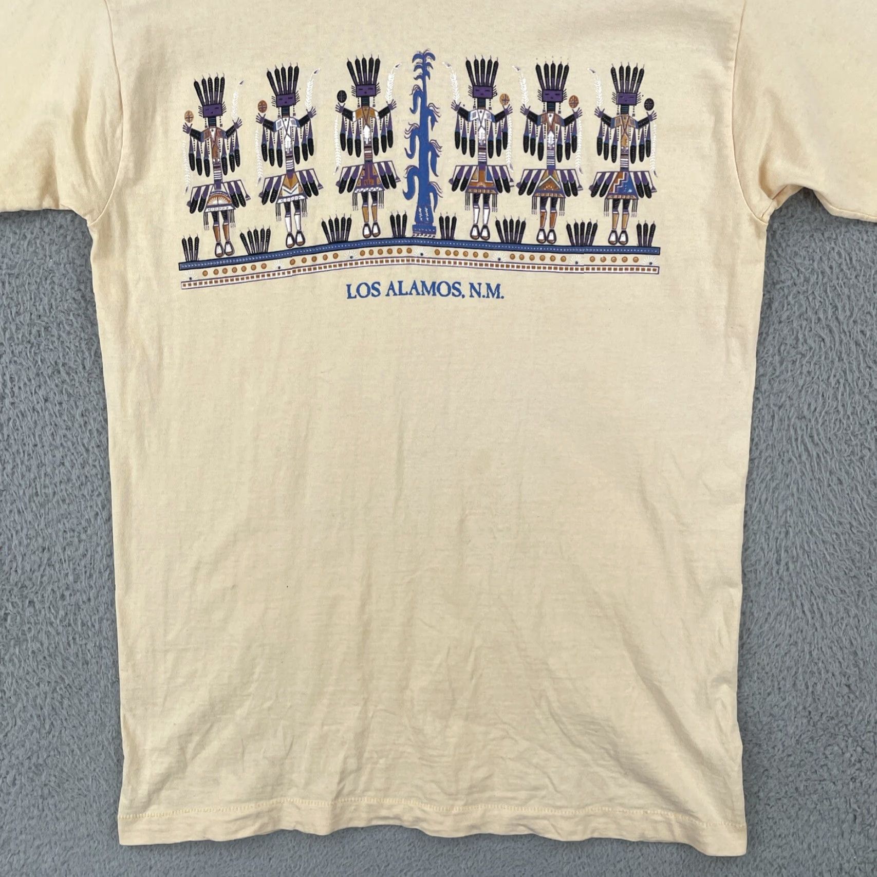 Fruit Of The Loom VINTAGE Fruit Of The Loom Shirt L Yellow Short Sleeve Crew Neck Mens USA 90s (Compiled from Original) Size US L / EU 52-54 / 3 - 4 Thumbnail