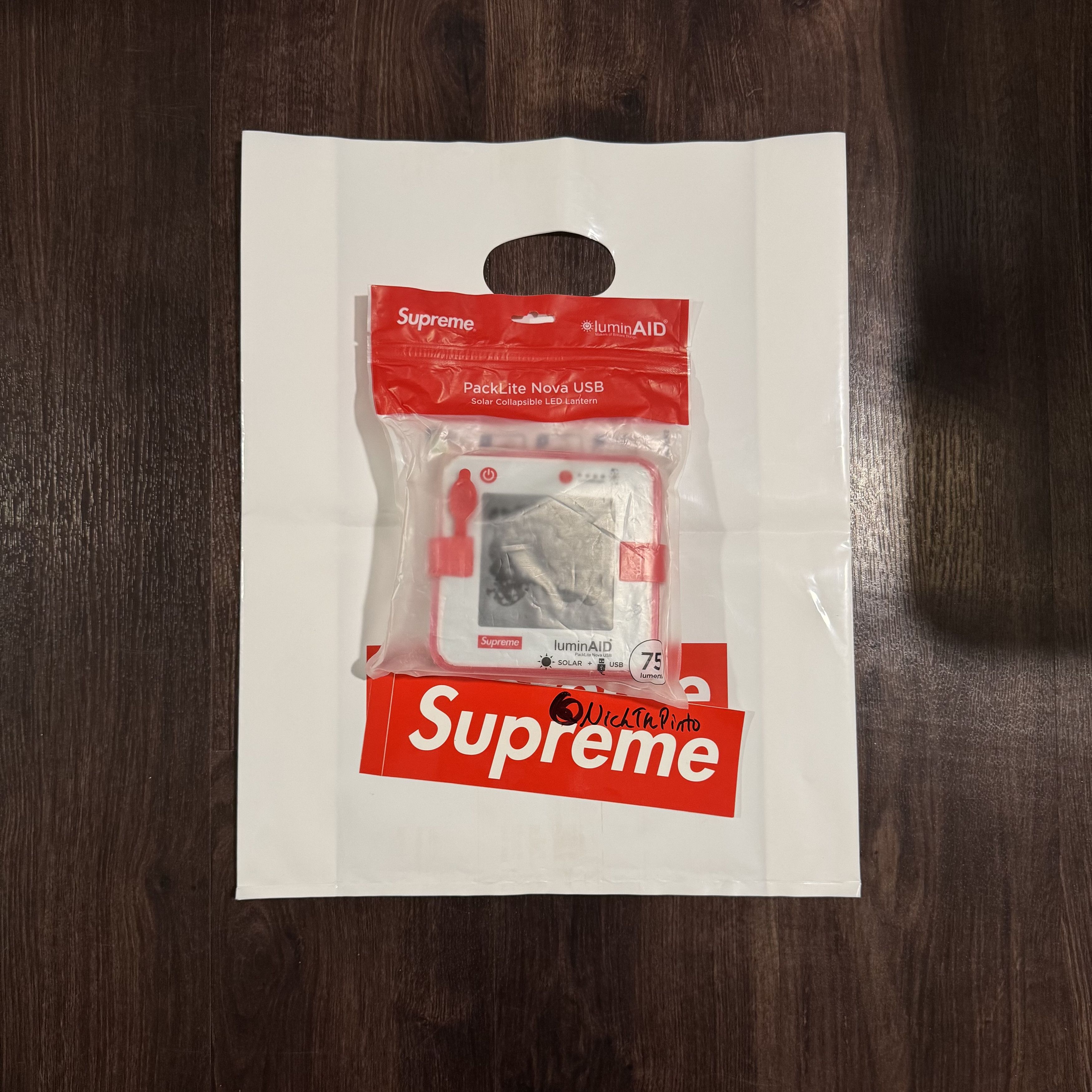 Supreme Packlite Nova USB (Solar Powered Inflatable Light) Size ONE SIZE - 1 Thumbnail