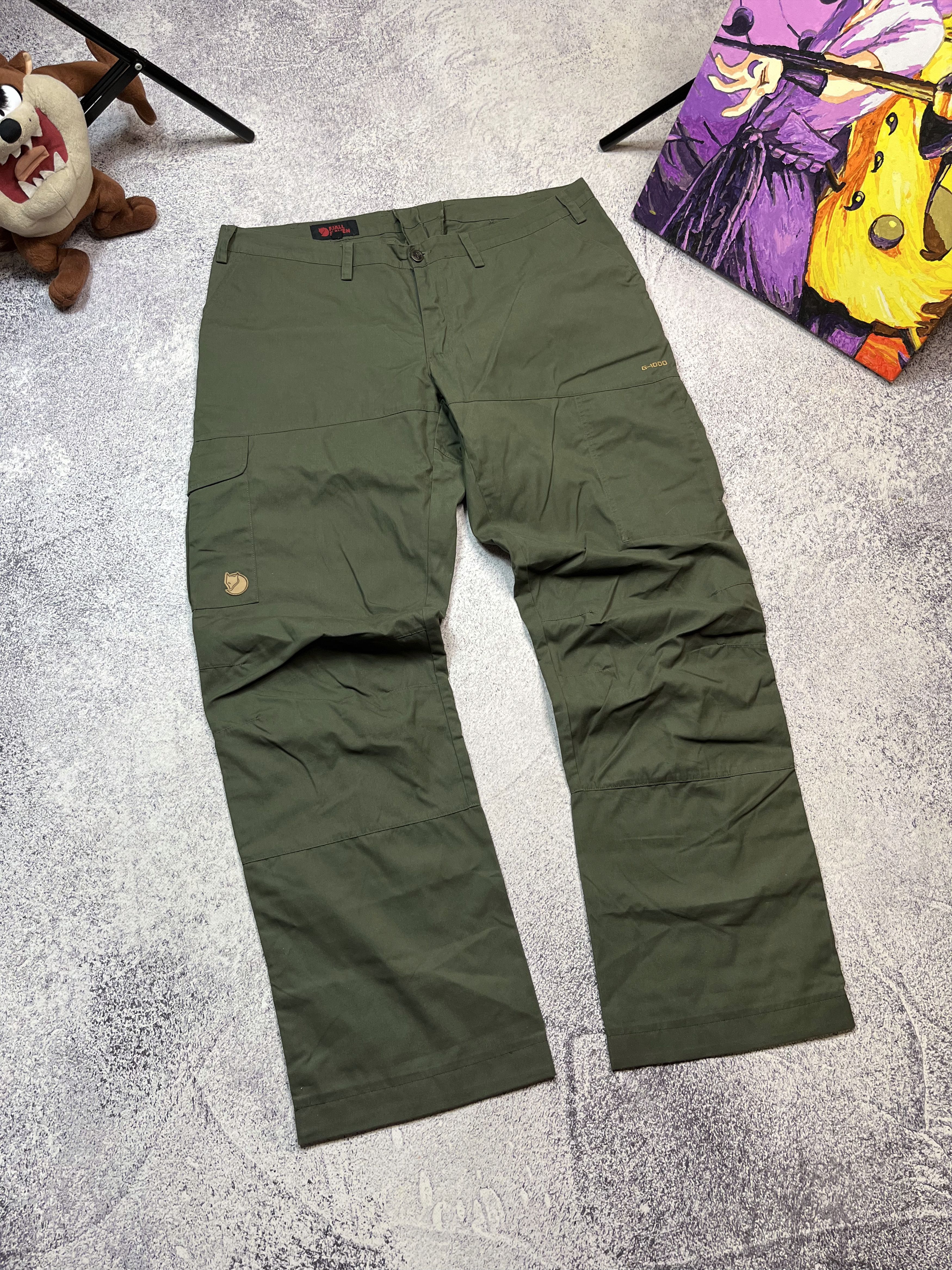 Fjallraven Fjallraven G-1000 Green Trekking Cargo Pants Trousers Men's Size US 32 / EU 48 - 1 Thumbnail