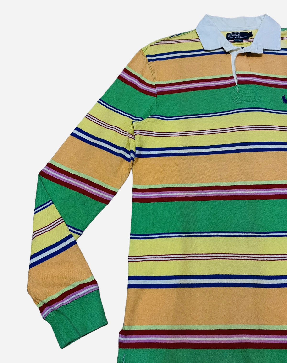 Polo Ralph Lauren × Rugby Ralph Lauren × Vintage Rare Design Vintage Polo Ralph Lauren Rugby T-shirt 1990s Size US L / EU 52-54 / 3 - 5 Thumbnail