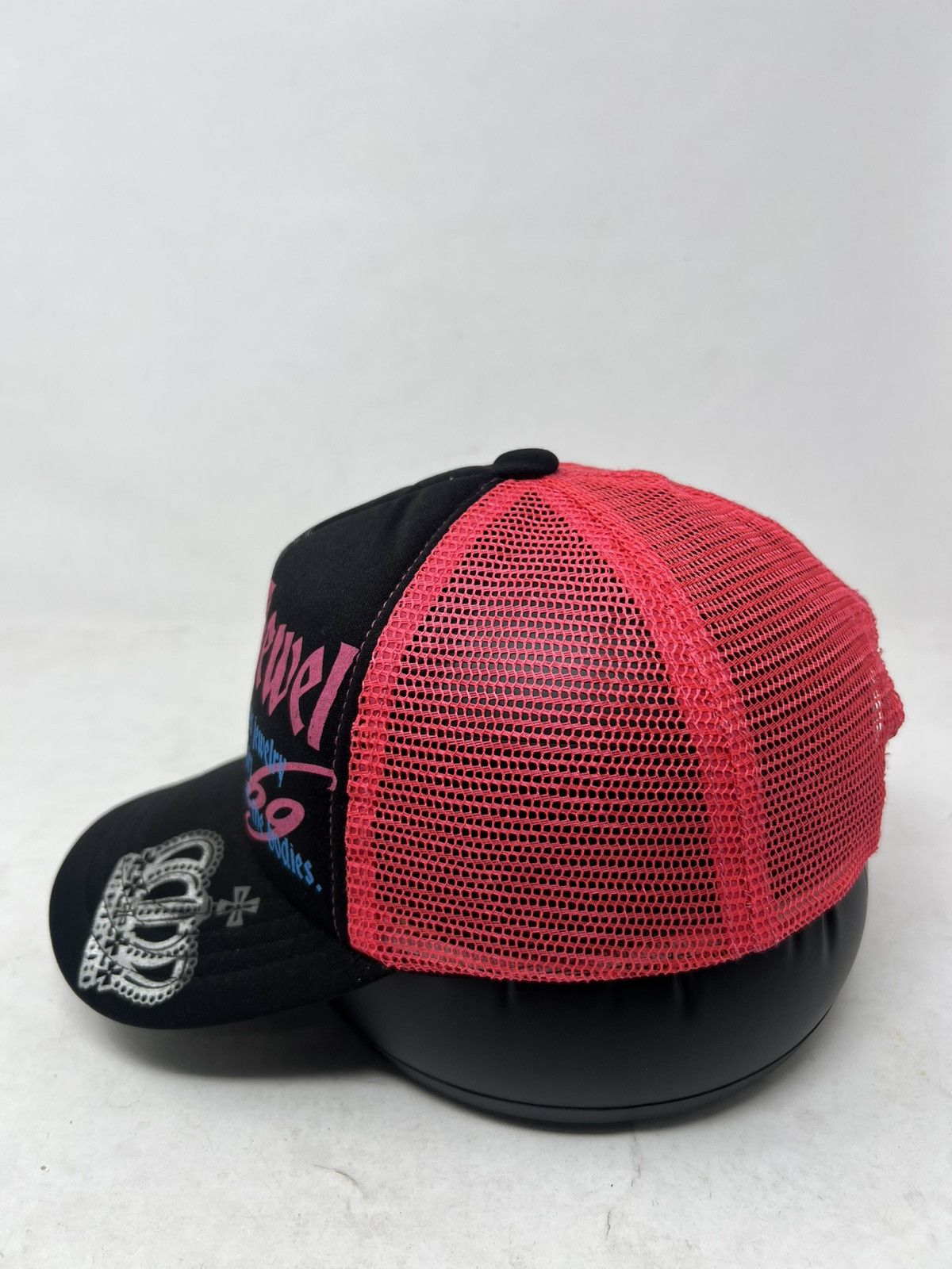 Japanese Brand Crown Jewel Graphic Trucker Hat Size ONE SIZE - 3 Thumbnail