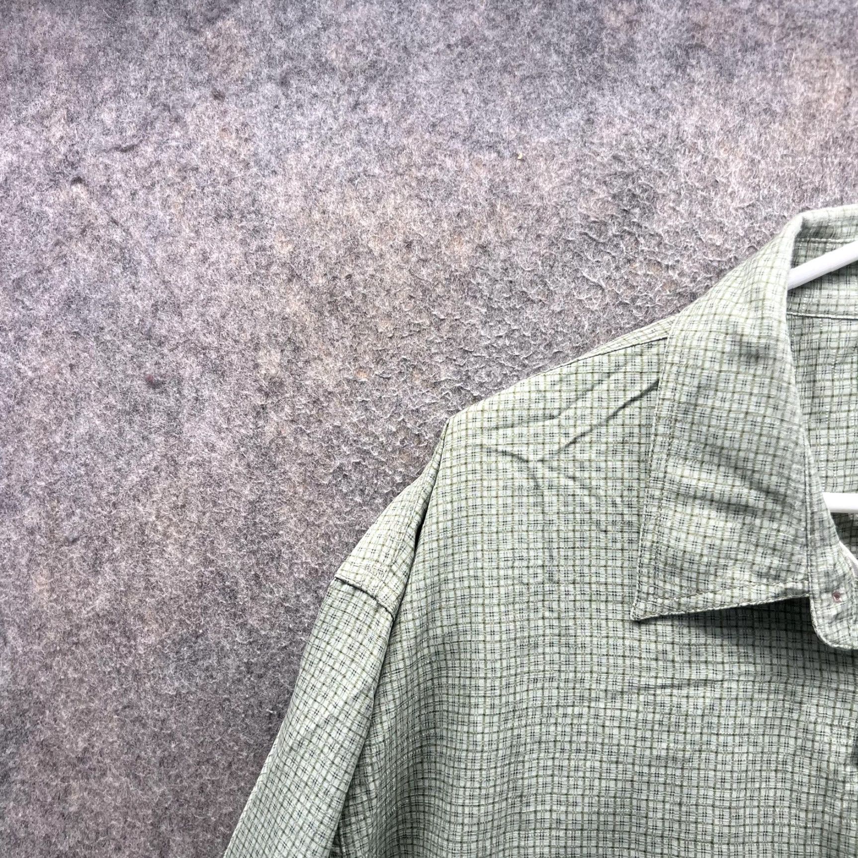 Tommy Bahama VINTAGE: No Tommy Bahama Shirt Mens XL Green Check Long Sleeve Silk Button Front Casual Size US XL / EU 56 / 4 - 6 Thumbnail