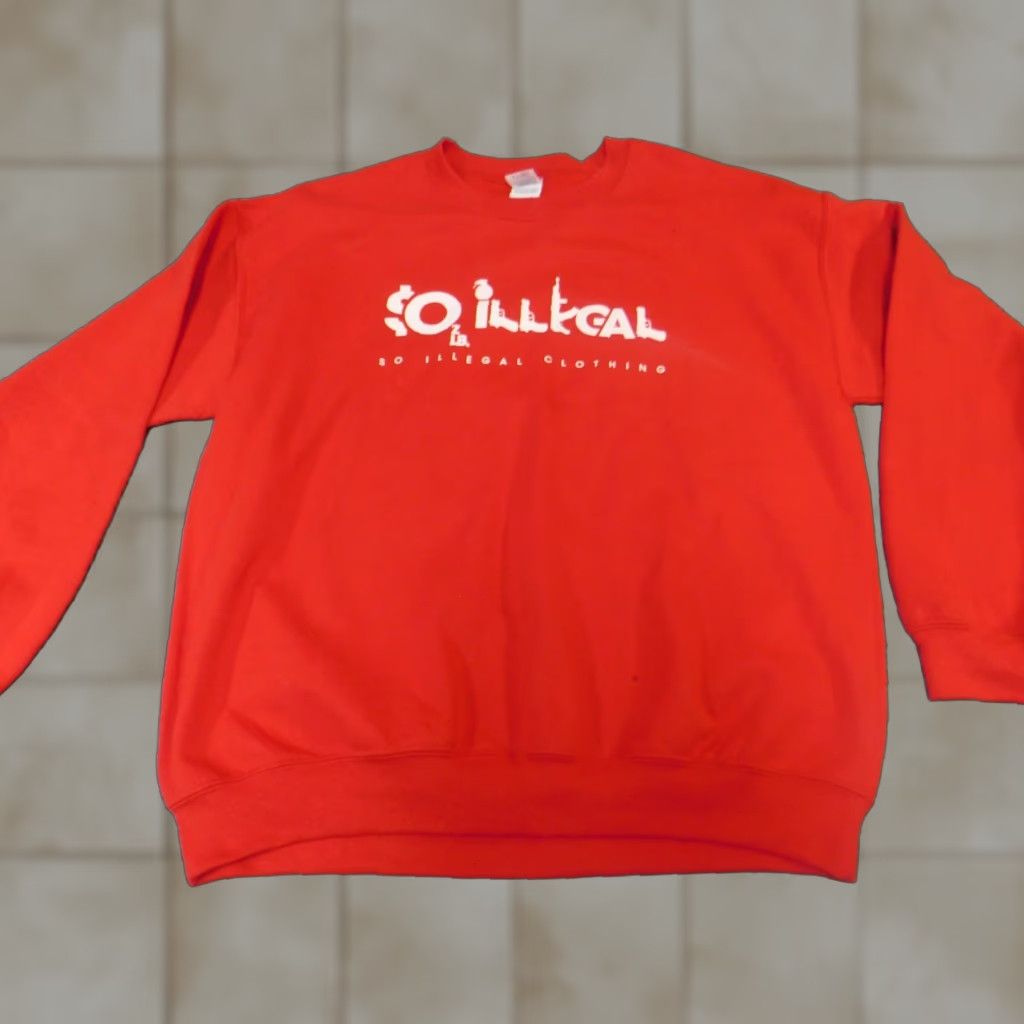 Gildan Gildan Sweater Mens L Red Crew Neck Pullover Knit 1/4 Zip Holiday Blemish Size US L / EU 52-54 / 3 - 1 Thumbnail