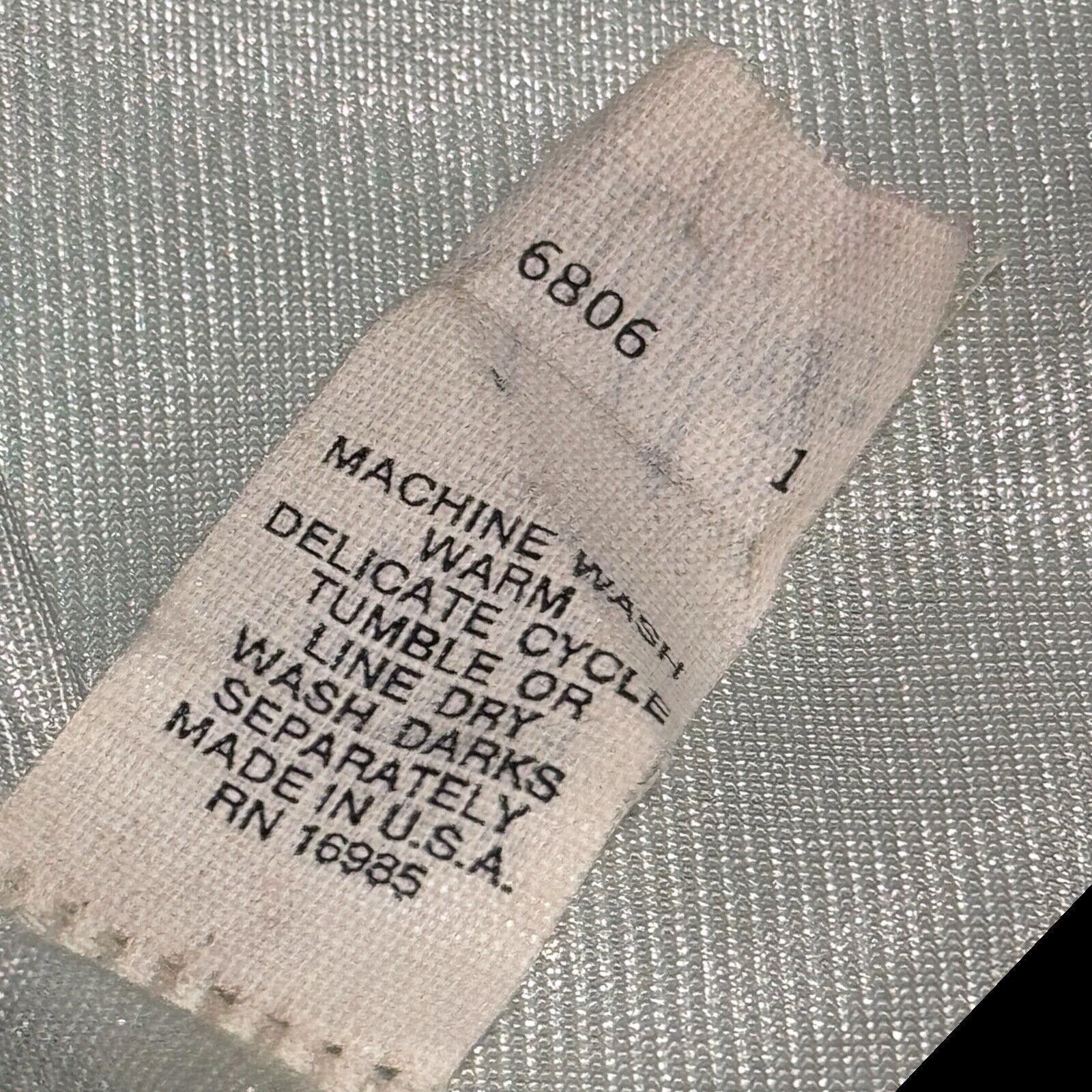 Designer Vtg Blue Nylon L/S Nightgown Lace Trim Sz S Val Mode Size ONE SIZE - 8 Thumbnail