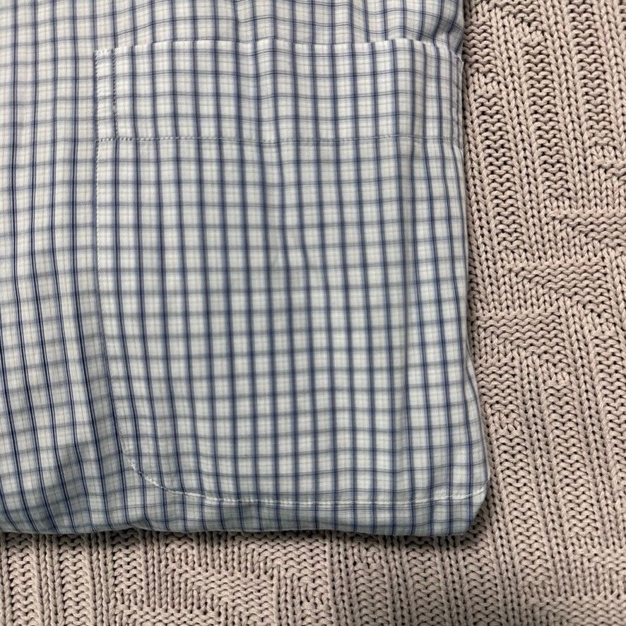 Ermenegildo Zegna Ermenegildo Zegna blue plaid button down size 16.5 Size US L / EU 52-54 / 3 - 4 Thumbnail