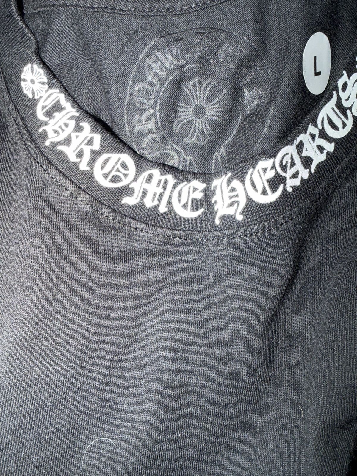 Chrome Hearts CHROME HEARTS NECK LOGO LONG SLEEVE POCKET SHIRT Size US L / EU 52-54 / 3 - 9 Thumbnail