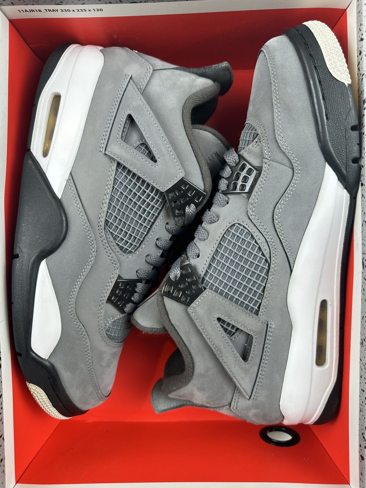 Jordan Brand Jordan 4 Cool Grey Size US 10.5 / EU 43-44 - 7 Thumbnail