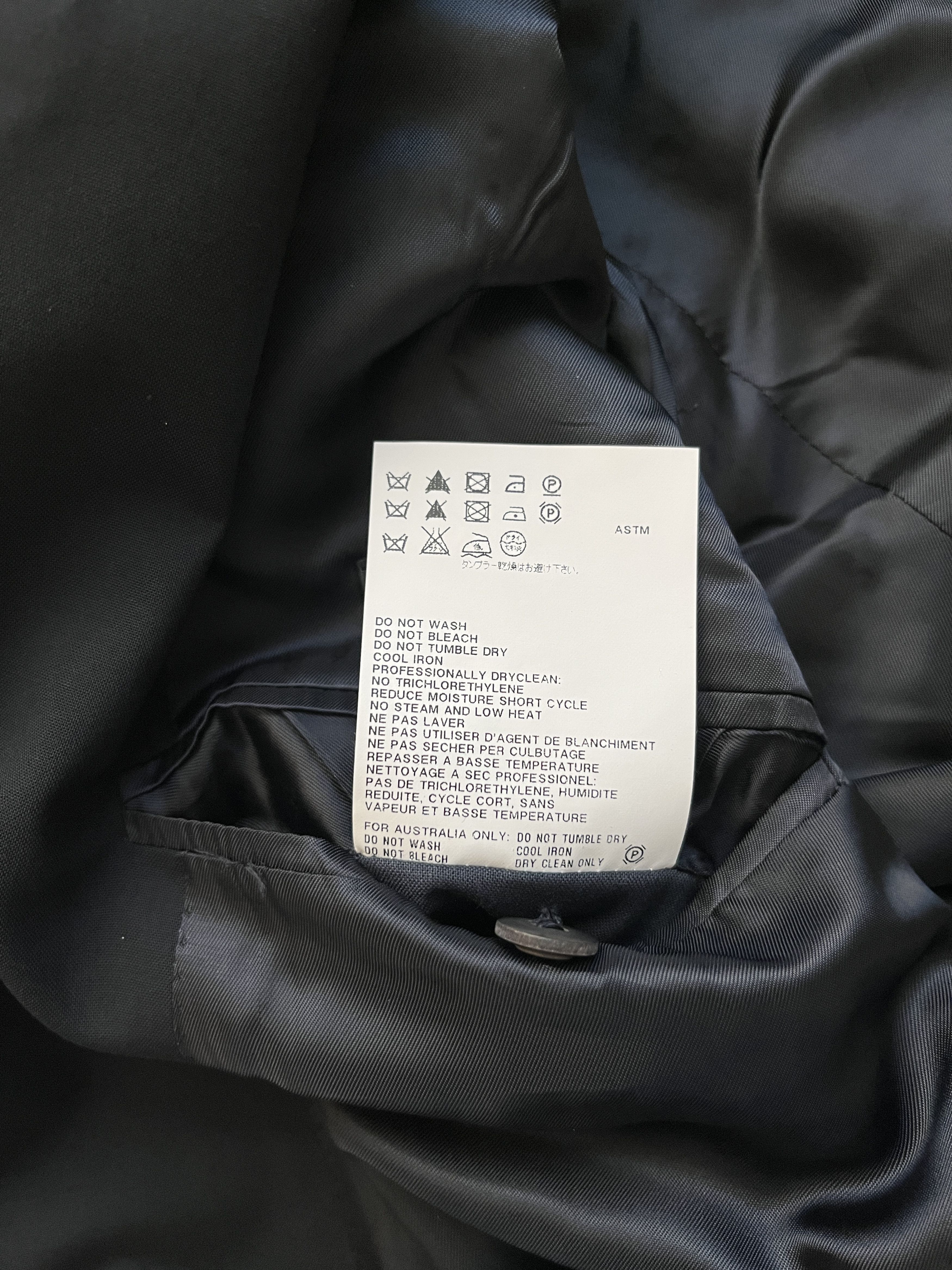 Jil Sander ⚡️QUICK SALE⚡️Jil Sander Navy Blazer Jacket Size US L / EU 52-54 / 3 - 6 Thumbnail