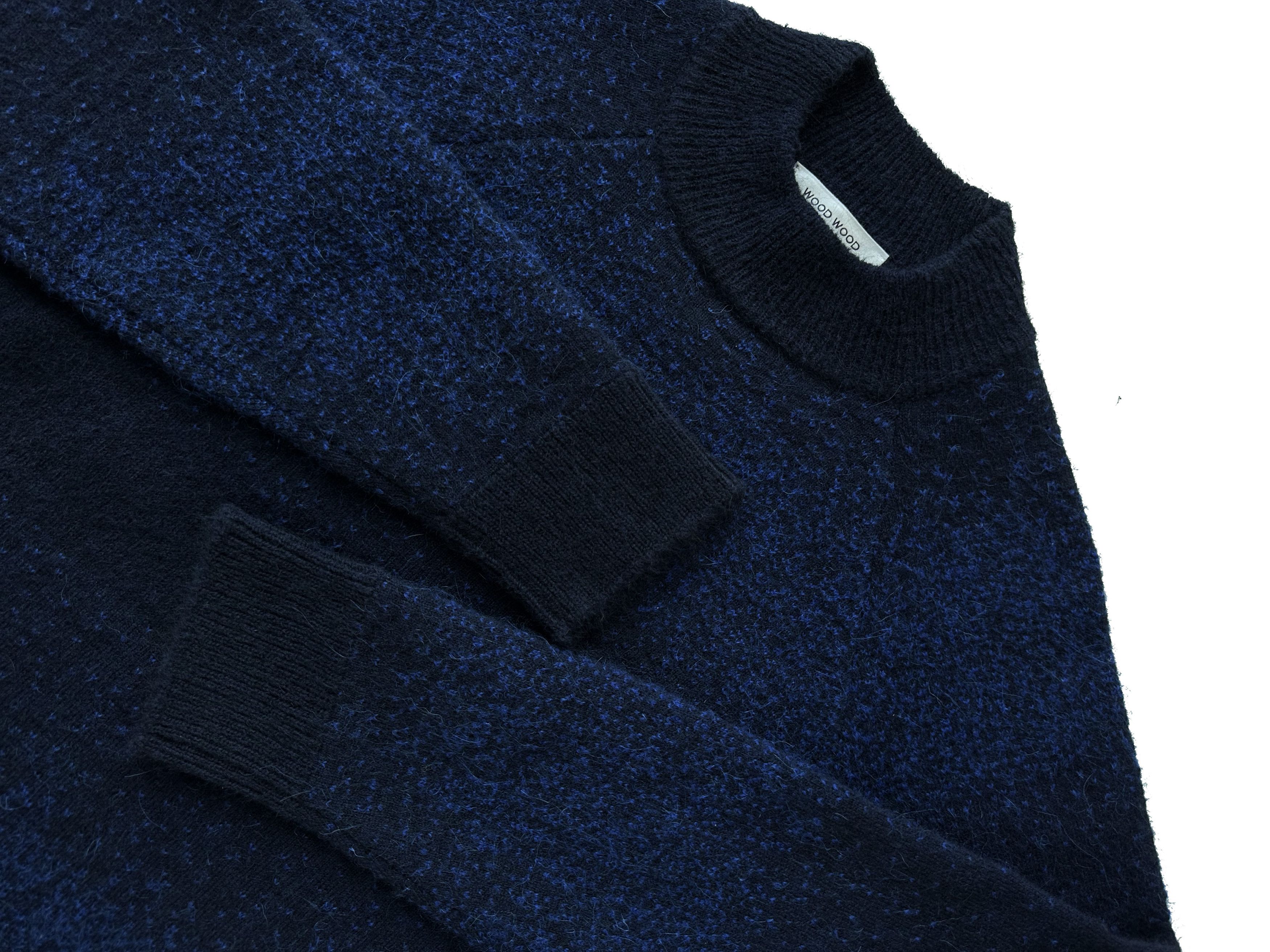 Wood Wood Wood Wood navy frej gradient wool sweater Size US M / EU 48-50 / 2 - 4 Thumbnail