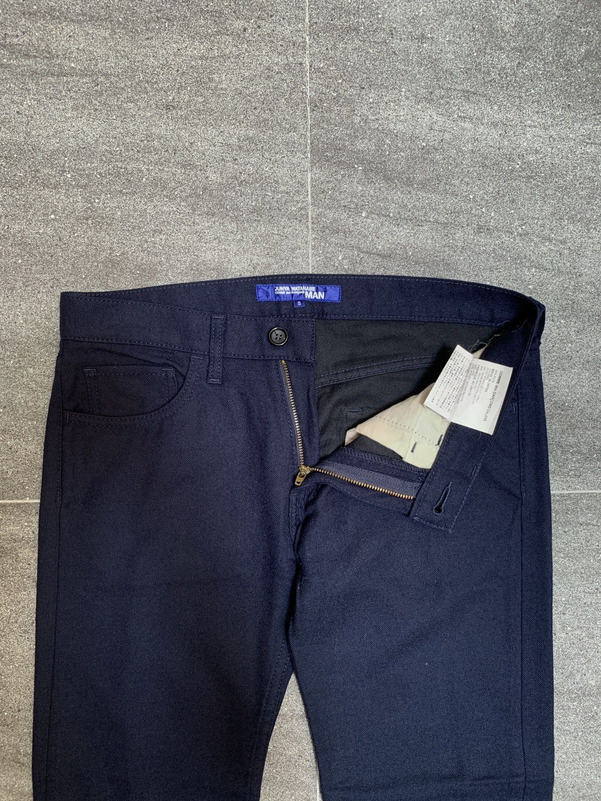 Comme des Garcons × Junya Watanabe Wool Denim Jeans Size US 29 - 3 Thumbnail