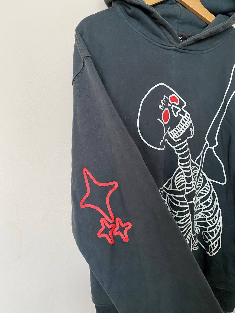 Broken Planet 🖤 BROKEN PLANET MARKET BPM Y2K skeleton Hoodie Size US M / EU 48-50 / 2 - 3 Thumbnail