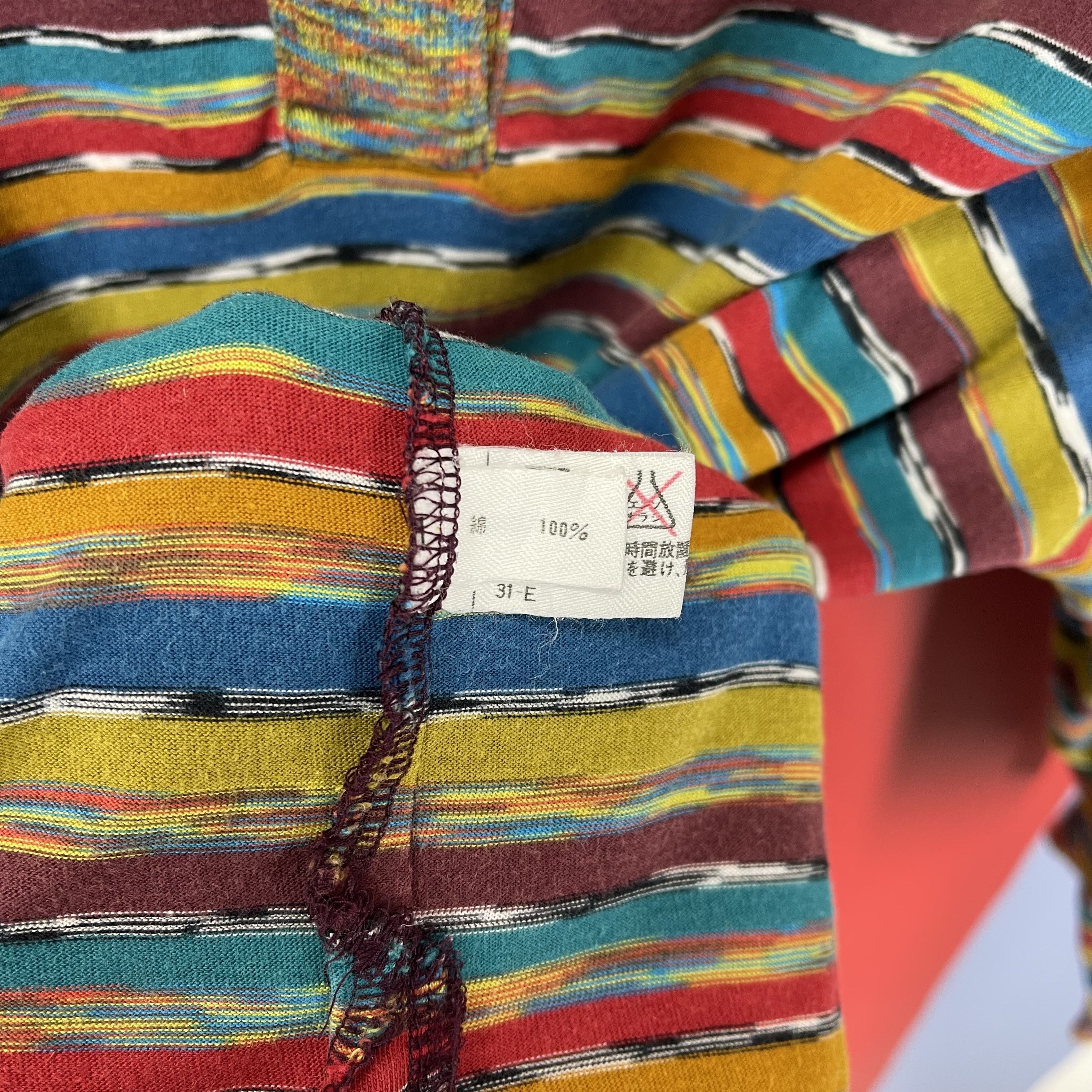 Missoni Vintage MISSONI INTIMO 1/3 Sleeve Polo T Shirt #1763/07 Size US M / EU 48-50 / 2 - 6 Thumbnail